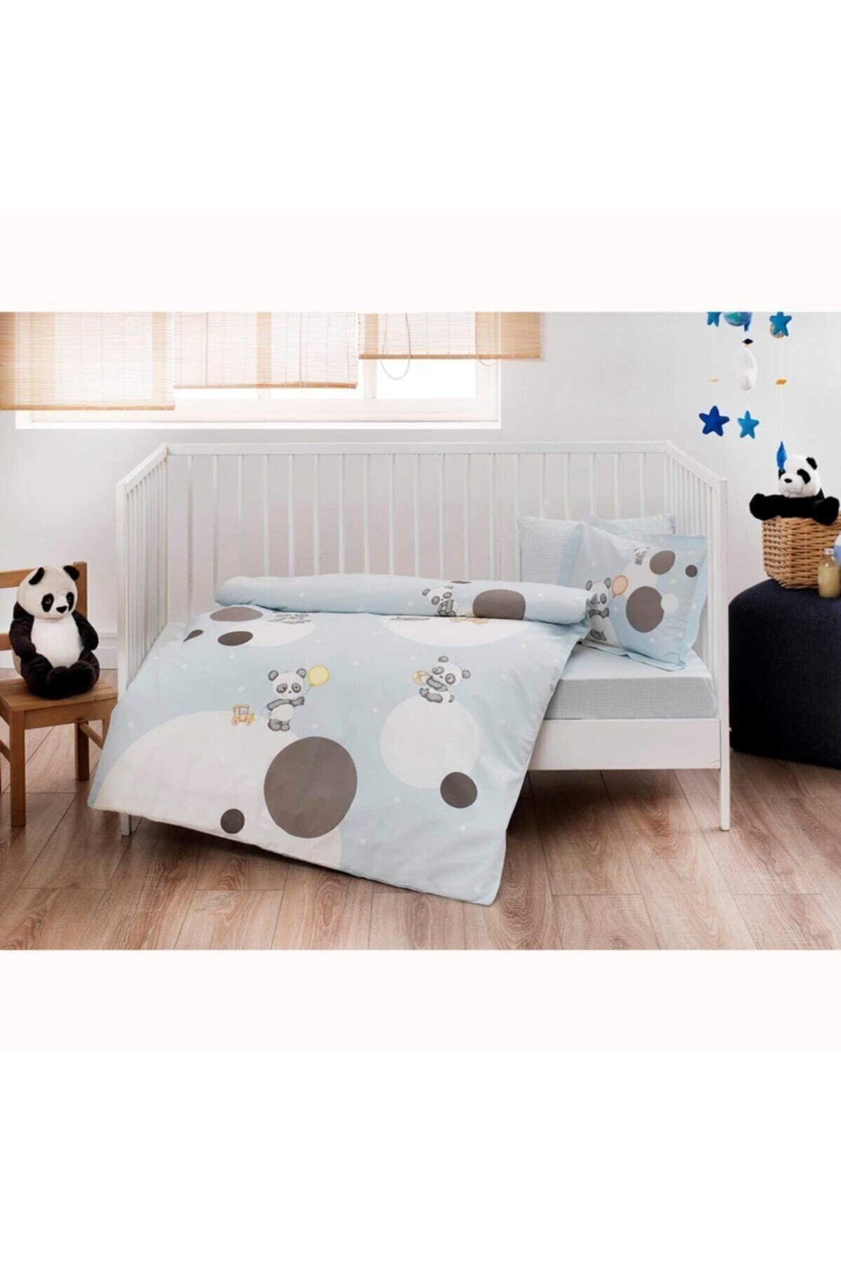Taç Ranforce Bebek Happy Moons Nevresim Takımı