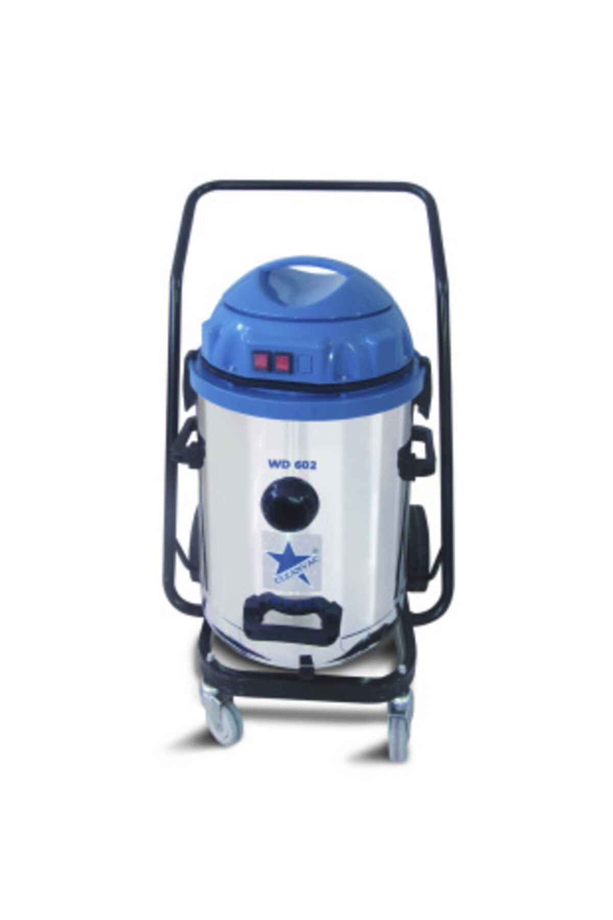 CLEANVAC Wd602 Sanayi Tipi Iki Motorlu Islak Kuru Elektrik Süpürgesi