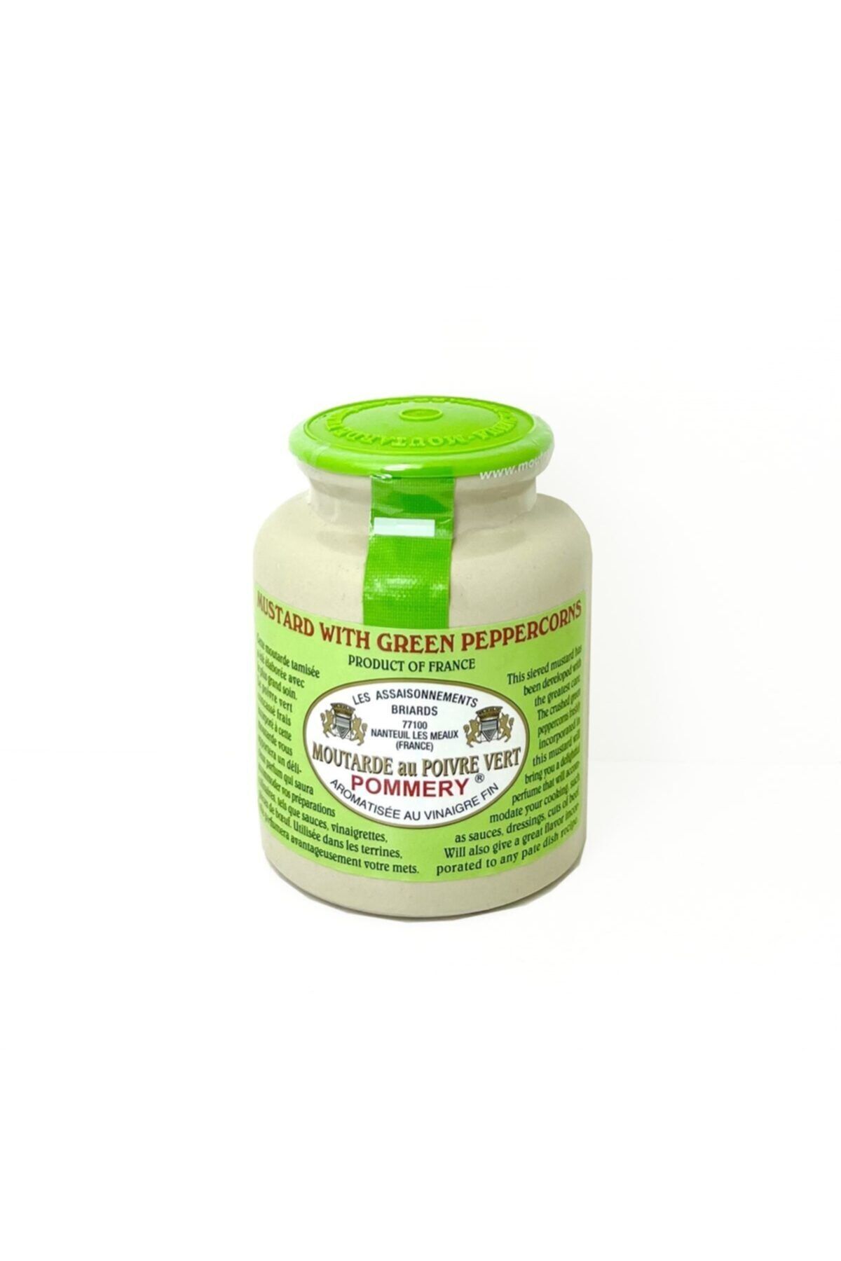 Pommery Green Peppercorn Mustard Yeşil Biber Taneli 250 gr