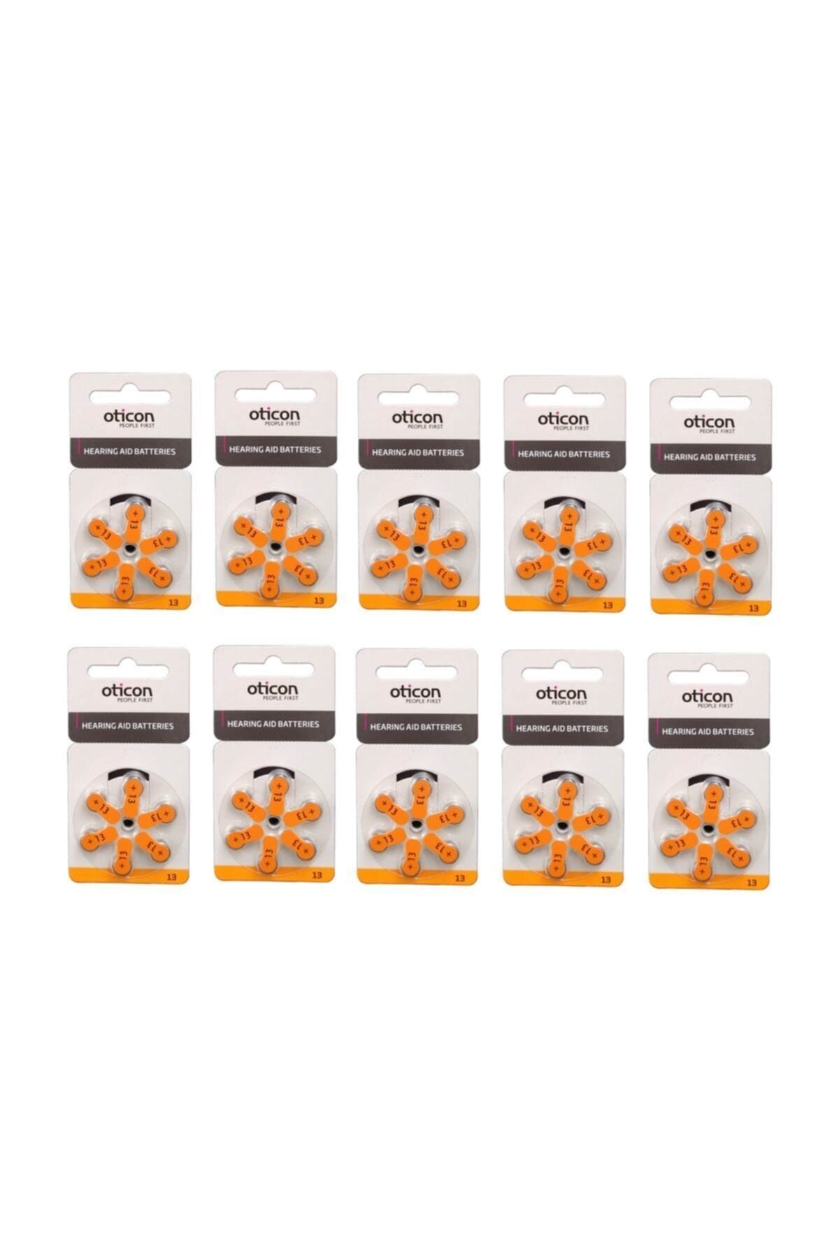 Varta Oticon No13 Işitme Cihazı Pili 6'lı-10 Paket 60 Pil
