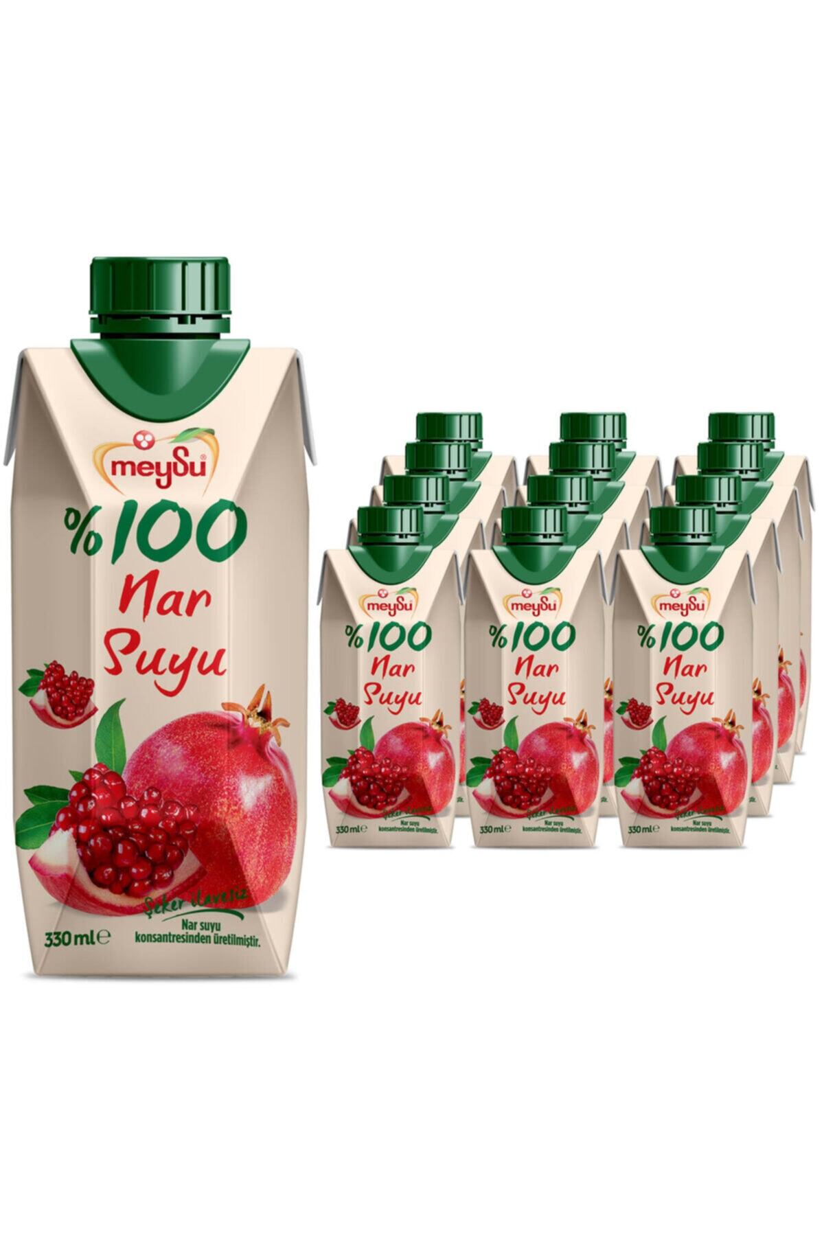 Meysu % 100 Nar Meyve Suyu 330 Ml X 12 Adet