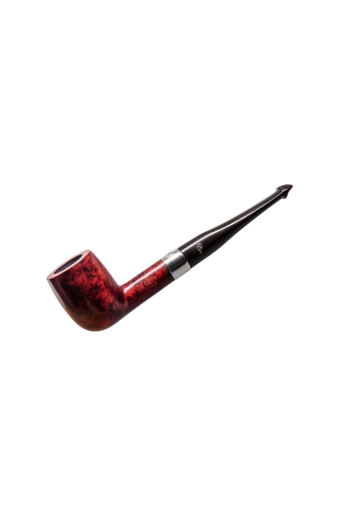 Peterson Sterling Silver 440 Filtresiz Ebonit Saplı Pipo