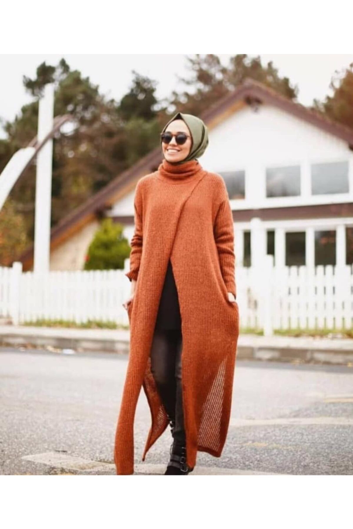 KOKOŞ STİLİ Tasarım Triko Panço