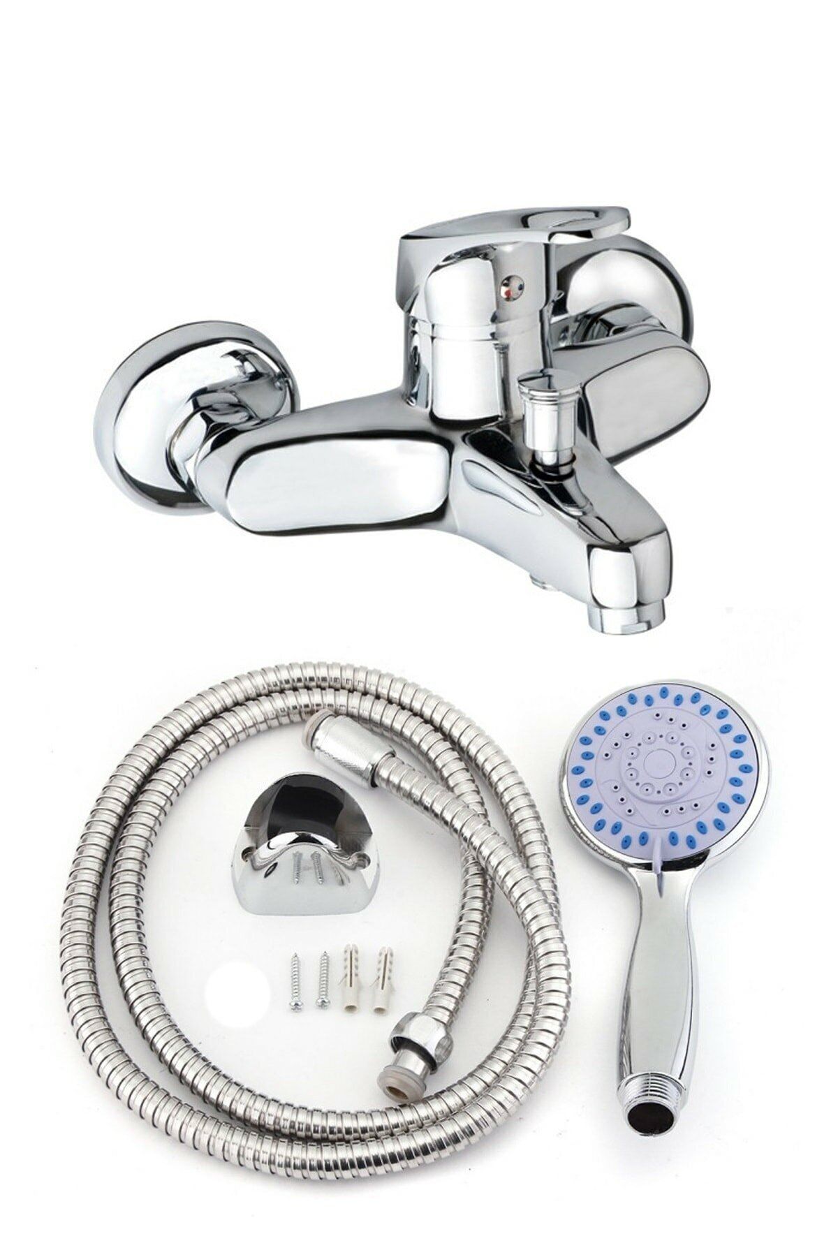 KCA ARMATÜR Duş Alo Seti Banyo Bataryası Musluğu Çeşmesi Ikili Set