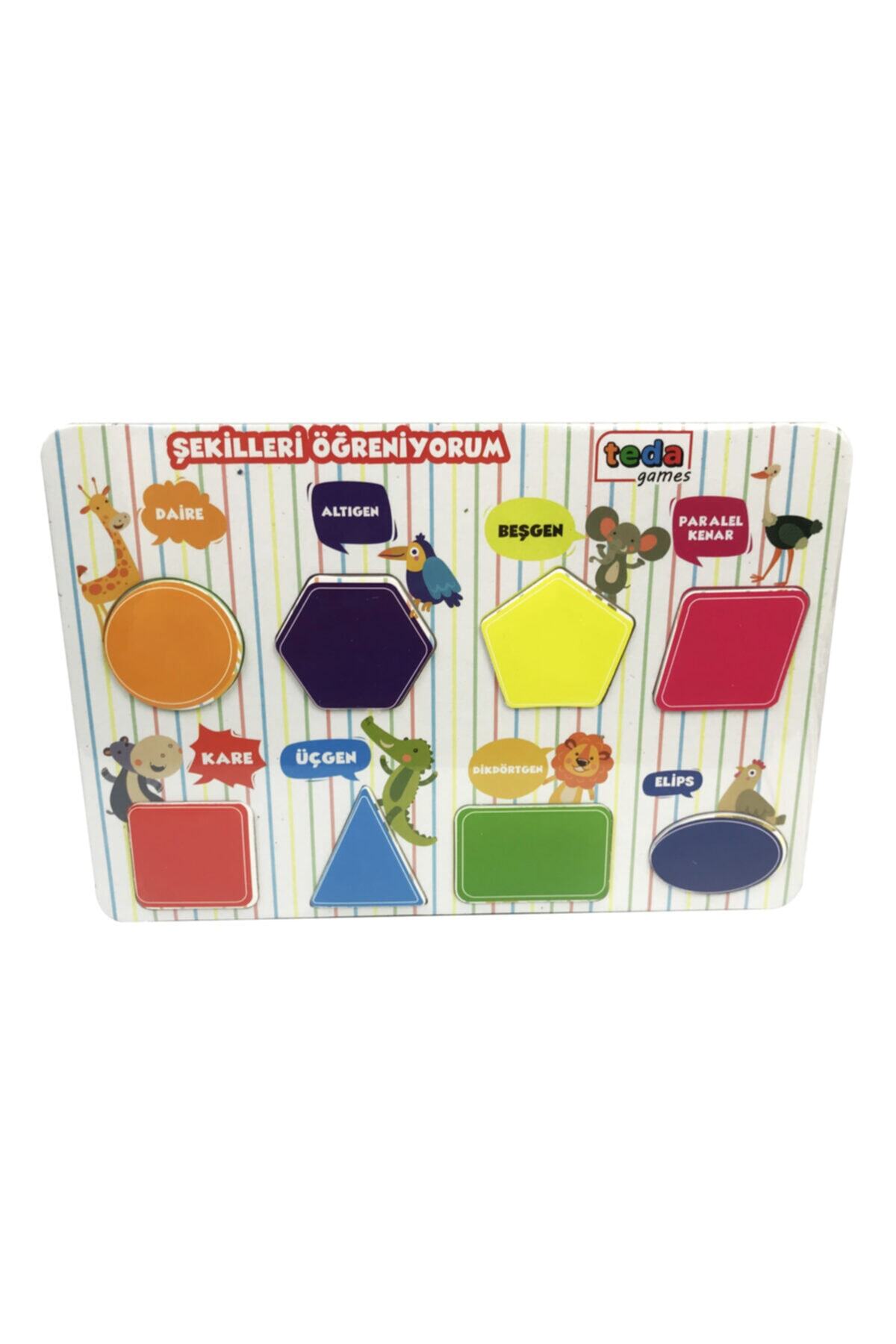 Bemi Toys Şekilleri Öğreniyorum Mukavva Puzzle