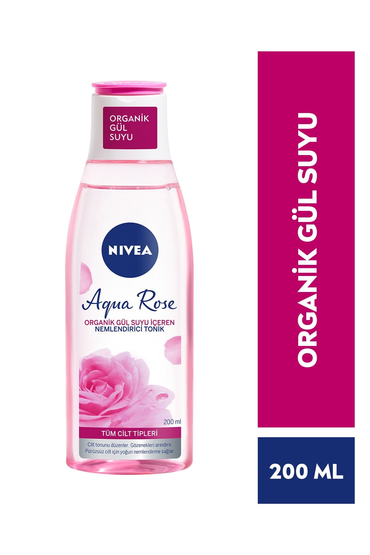 Nivea Nıvea Aqua Rose Organik Gül Suyu Içeren Tonik 200 Ml