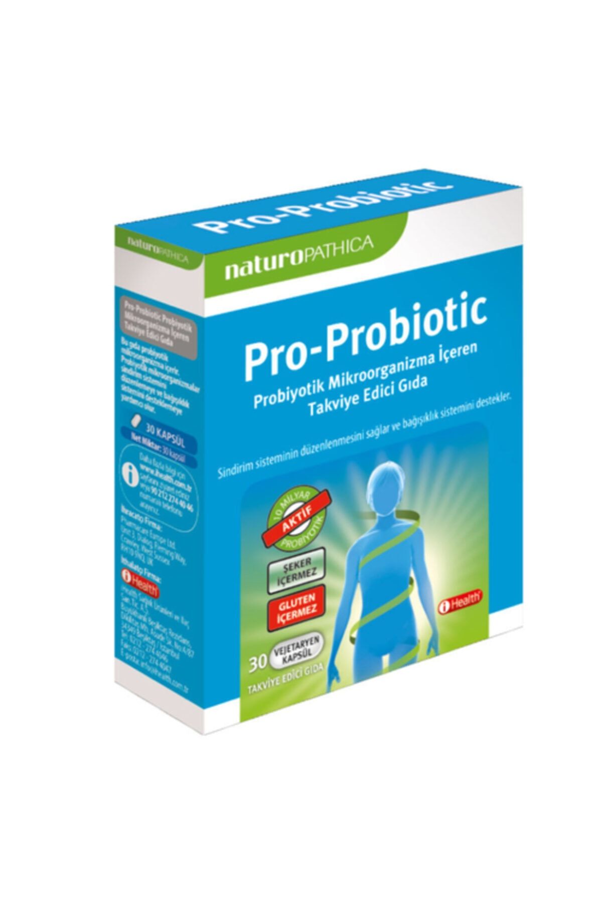 IHealth Pro Probiotic 30 Kapsül Takviye Edici Gıda