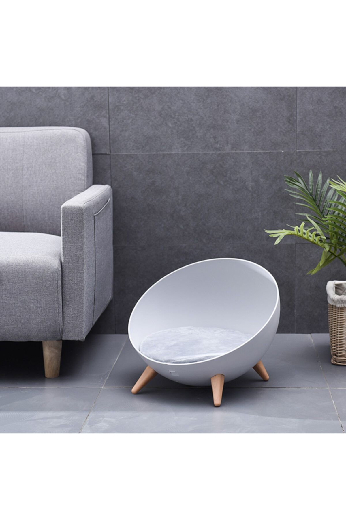 istshop Mikopet Deluxe Kedi Yatağı-naturel Ayak