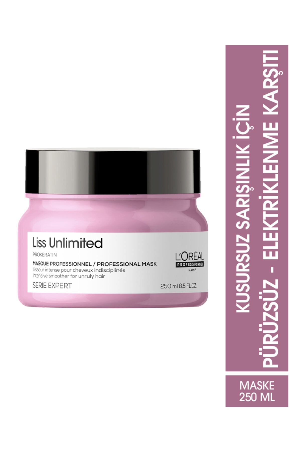L'oreal Professionnel Serie Expert Liss Unlimited Elektriklenme Karşıtı ve Yoğun Yumuşaklık Veren Maske 250 ml
