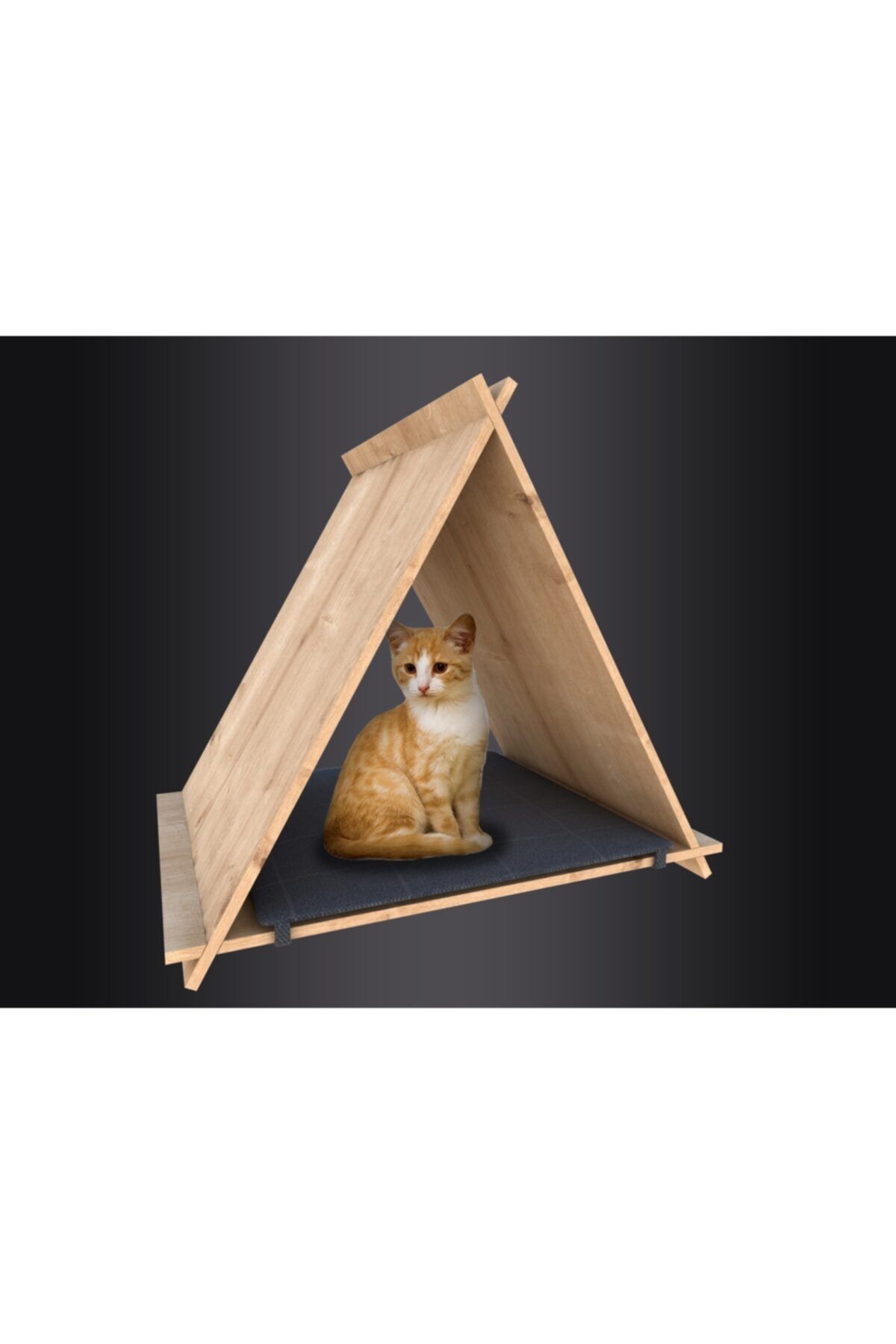 Evin Ahşap Kedi Evi