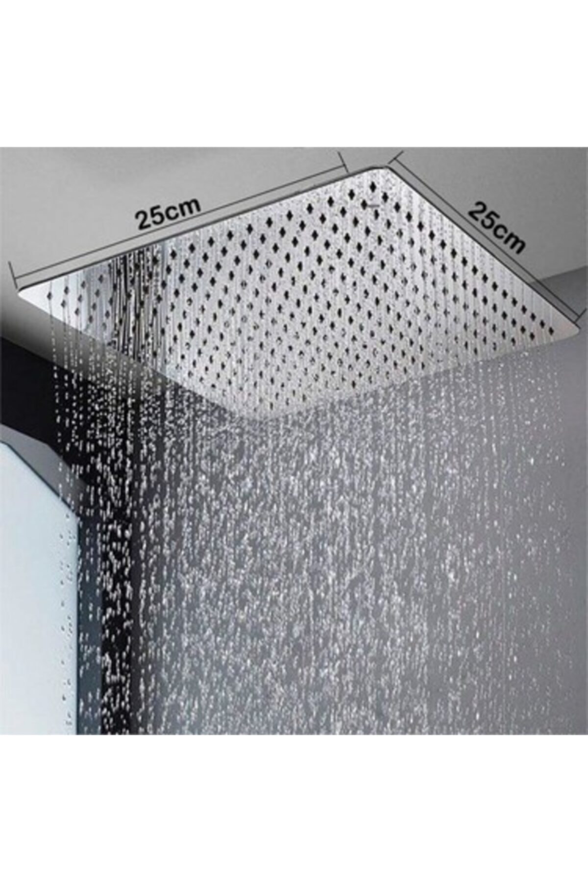 hilal 30*30 Paslanmaz Tepe Duş Başlığı