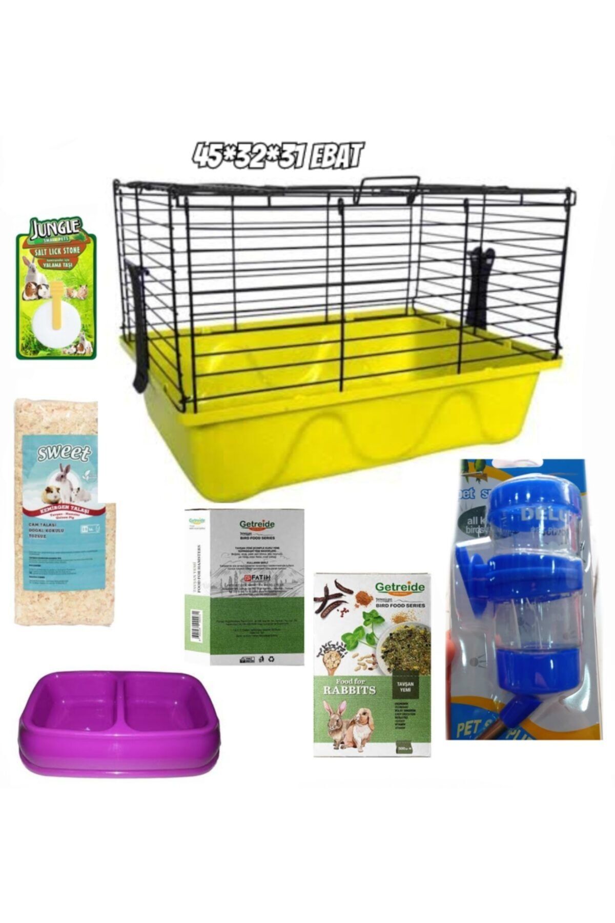 Candaş Petshop Tavşan Kafesi Ve Ekipmanları