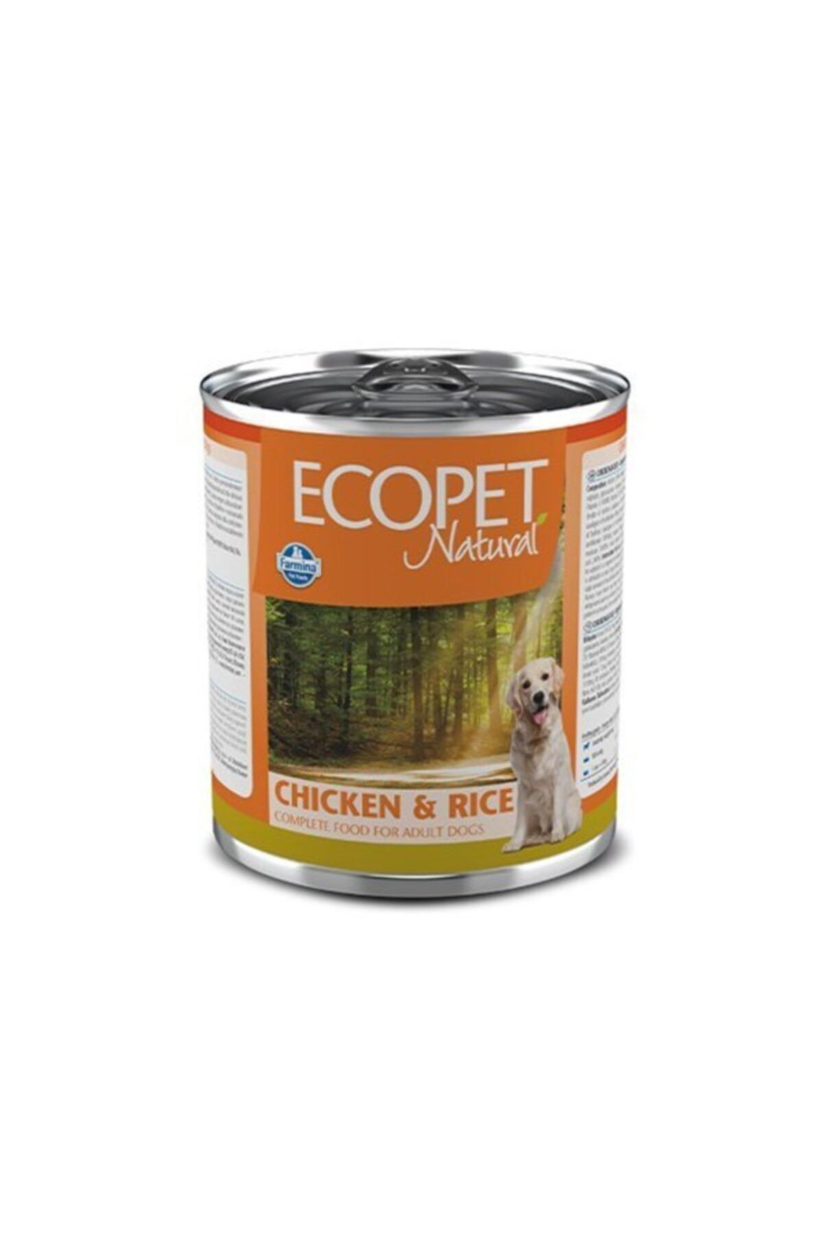 Eco Pet Naturel Ecopet Natural Tavuk Ve Pirinçli Yetişkin Köpek Konservesi 300gr