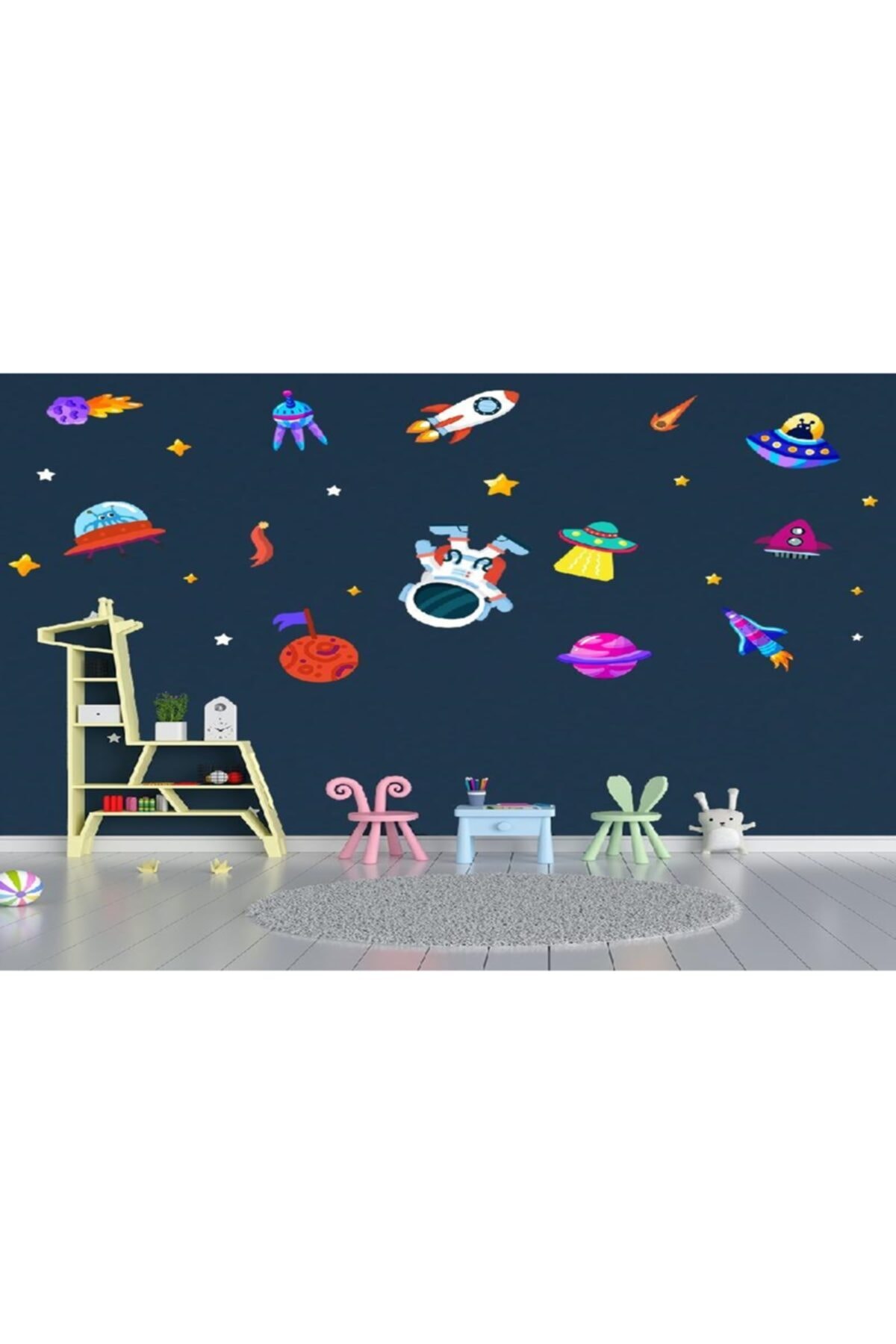 instababyrooms Uzay Astronot Ahşap Set