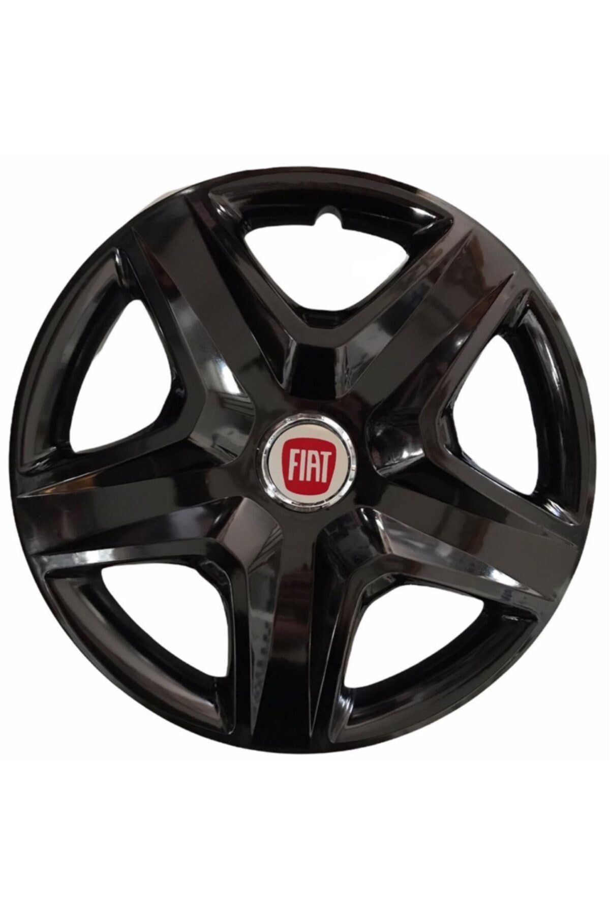 HMNL Fiat Doblo 14'' Inç Piano Black Jant Kapağı 4 Adet Çelik Jant Görünümlü