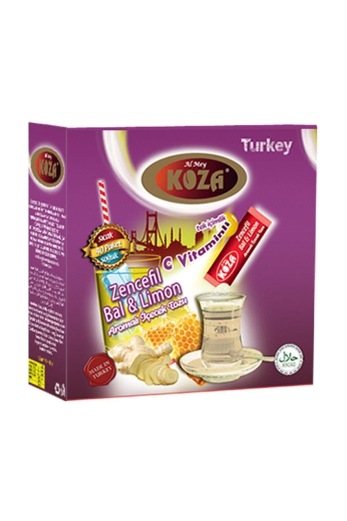 Koza Zencefil Bal Limon Aromalı Tek Içimlik Içecek Tozu 40'lı