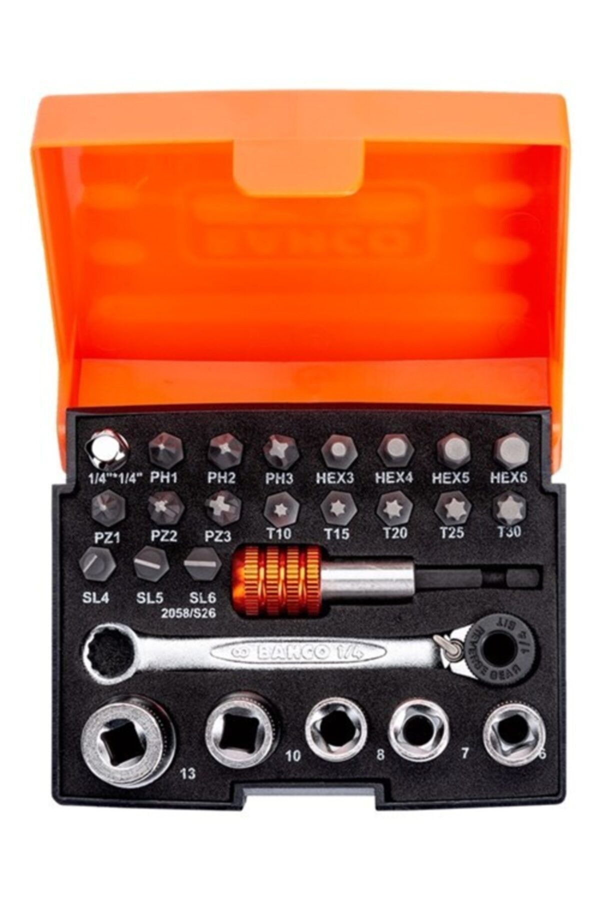 Bahco Sb-2058/s26 Mini Lokma Ve Bits Uç Takımı (26 PARÇA)