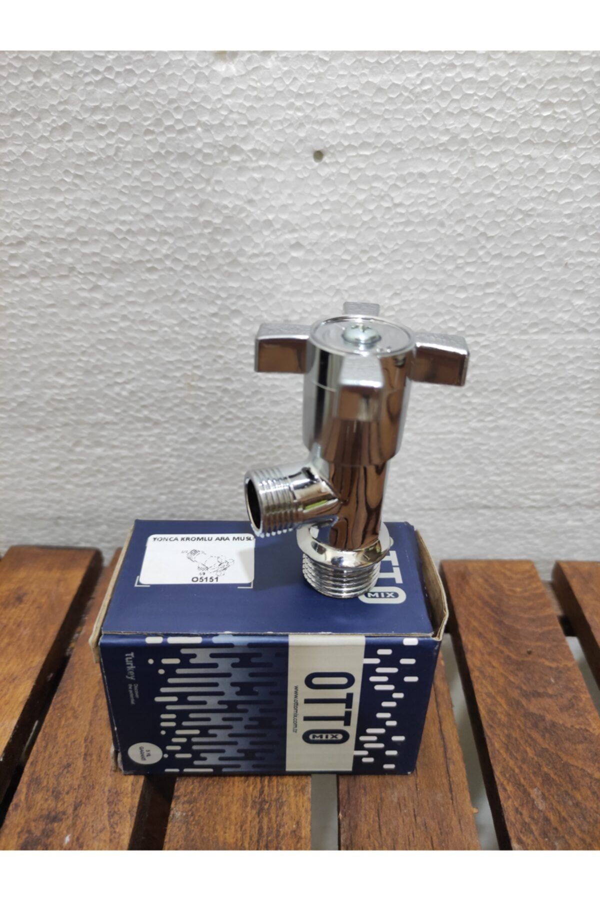 Otto Taharet Musluğu Mıx Yonca Model Kromlu Ara Musluk Yerli Üretim Garantili