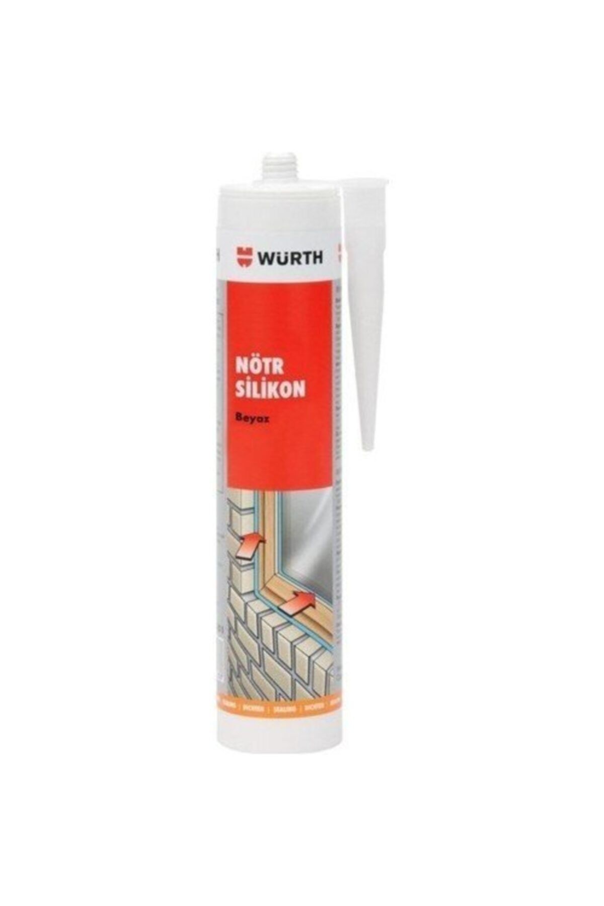 Würth Nötr Silikon-siyah