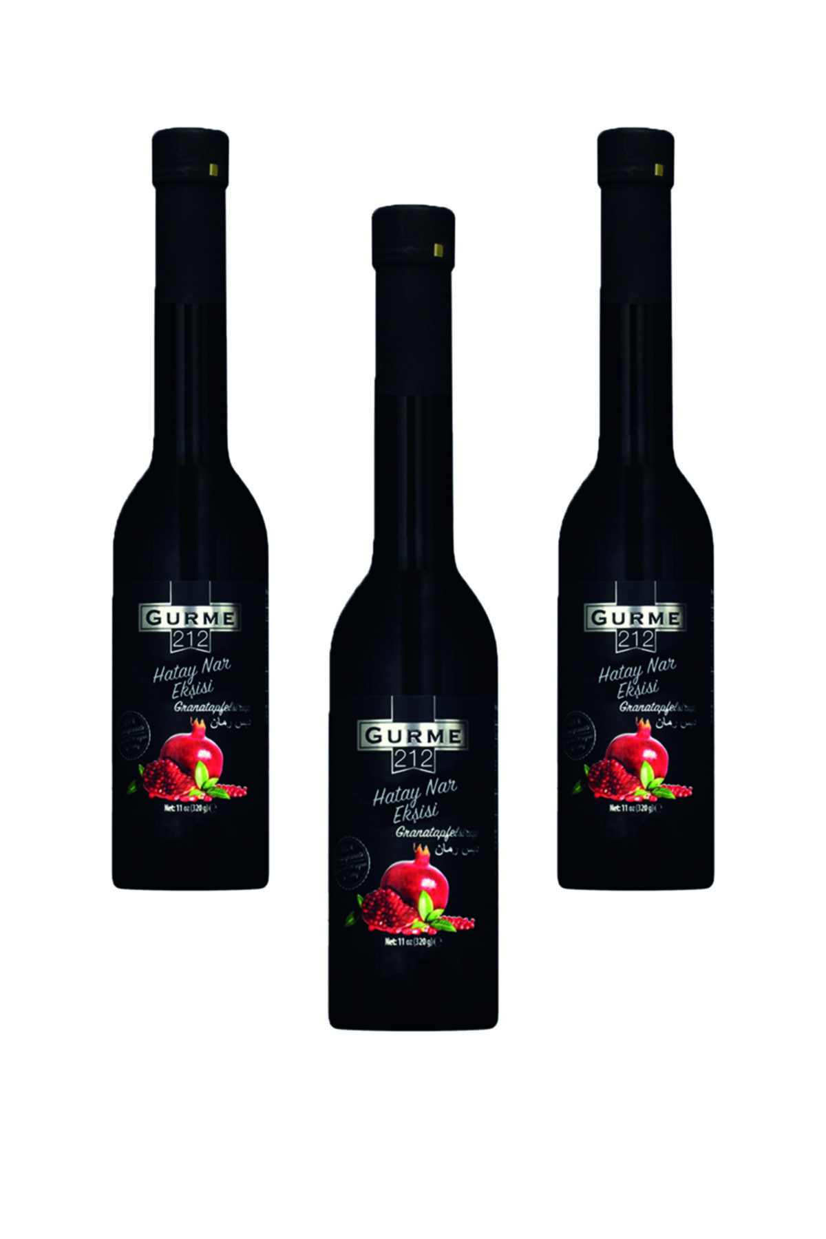 Gurme212 Katkısız Nar Ekşisi, Hatay Yöresi (3 Adet X 320gr)