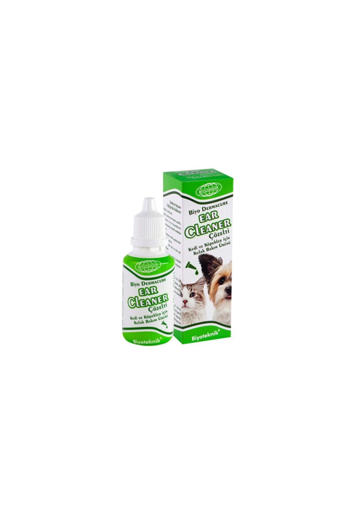 Biyoteknik Biyo Dermacure Kedi Kulak Temizleme Bakım Solusyonu 50 Ml Ear Cleaner