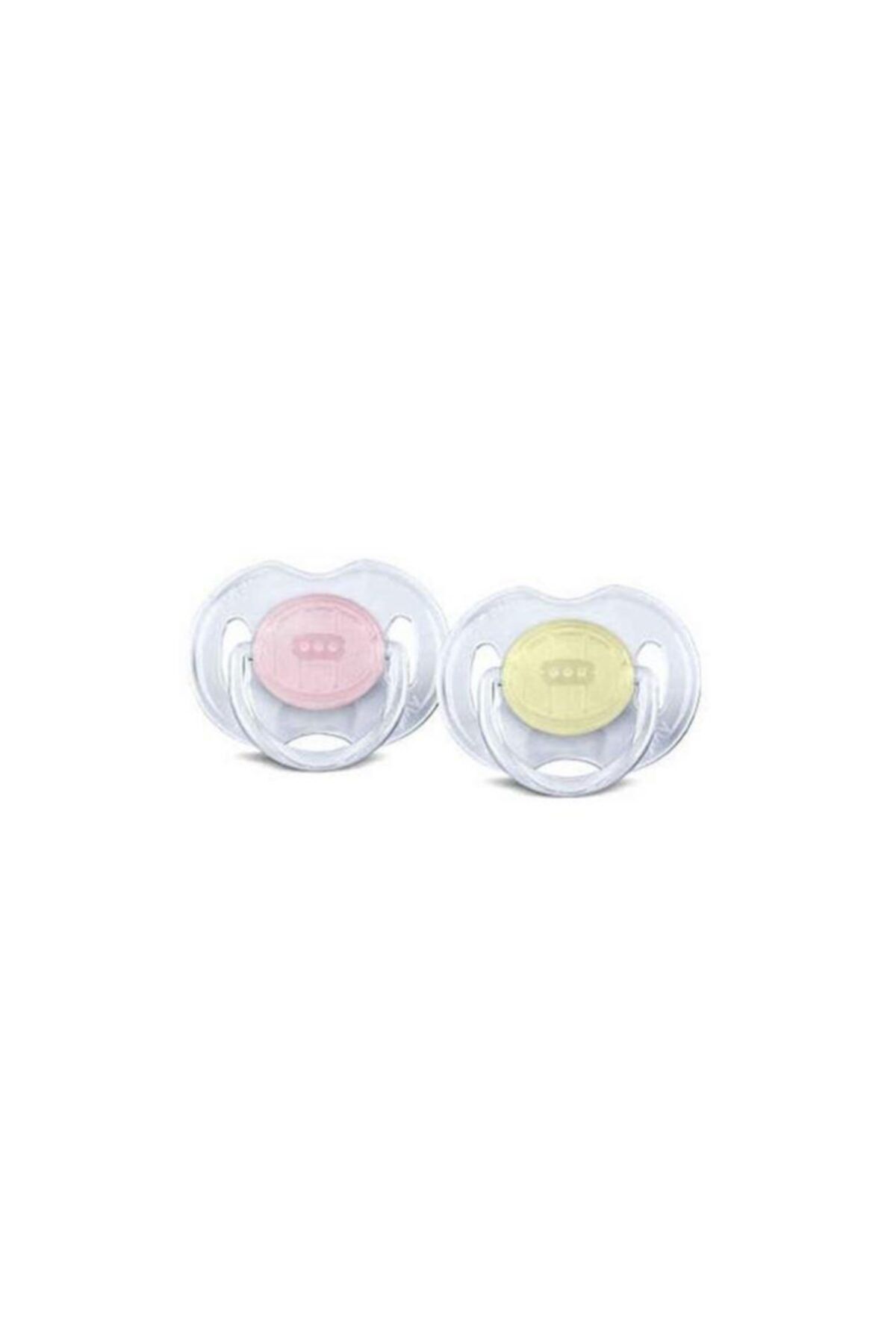Philips Avent Silikon Emzik 2 Li Şeffaf 0-6m Scf170/68 Pembe-sarı