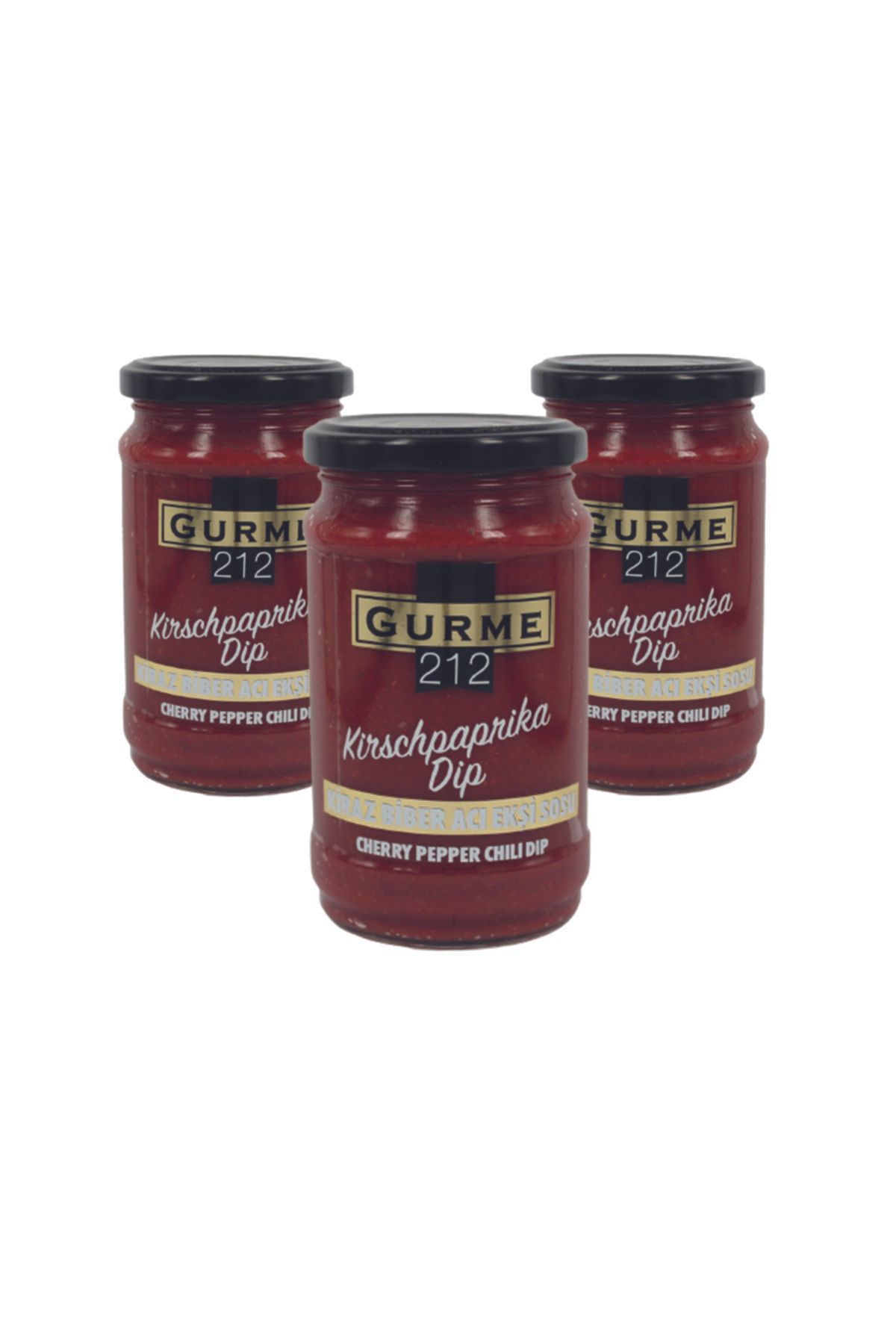 Gurme212 Kiraz Biber Sosu (acı Ekşi), Meze (3 Adet X 320cc)