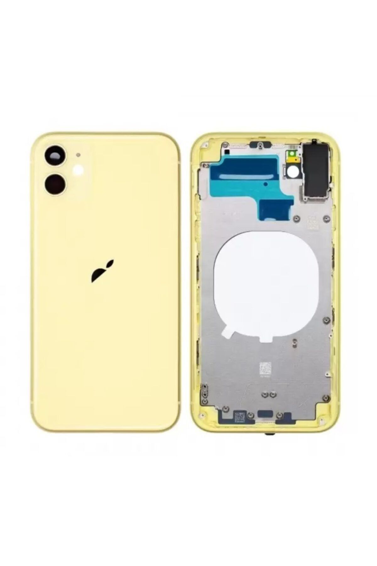 Qudex Iphone 11 Boş Kasa Arka Kapak Servis Orj Sarı
