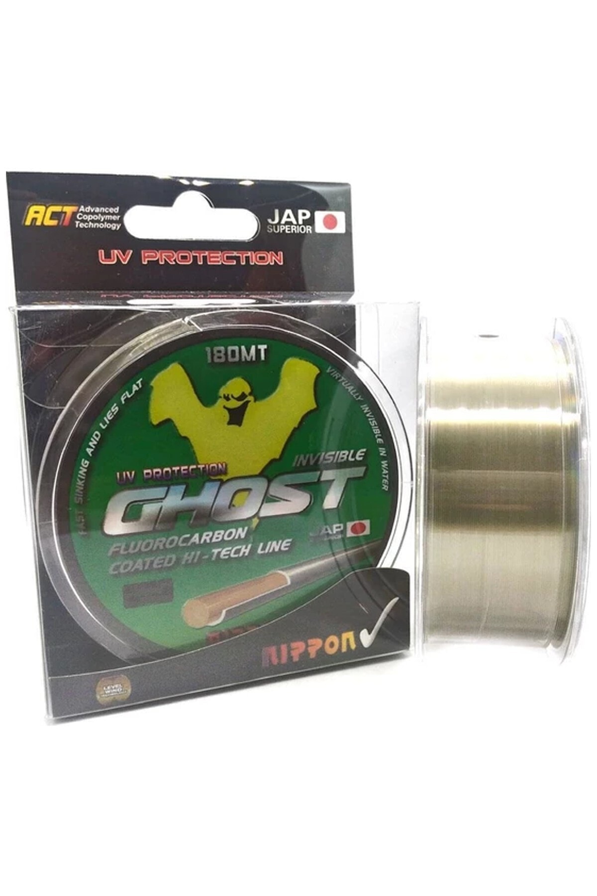 NIPPON Ghost Fluorocarbon 180 Mt 0,17 Mm 4,9 Kg Misina