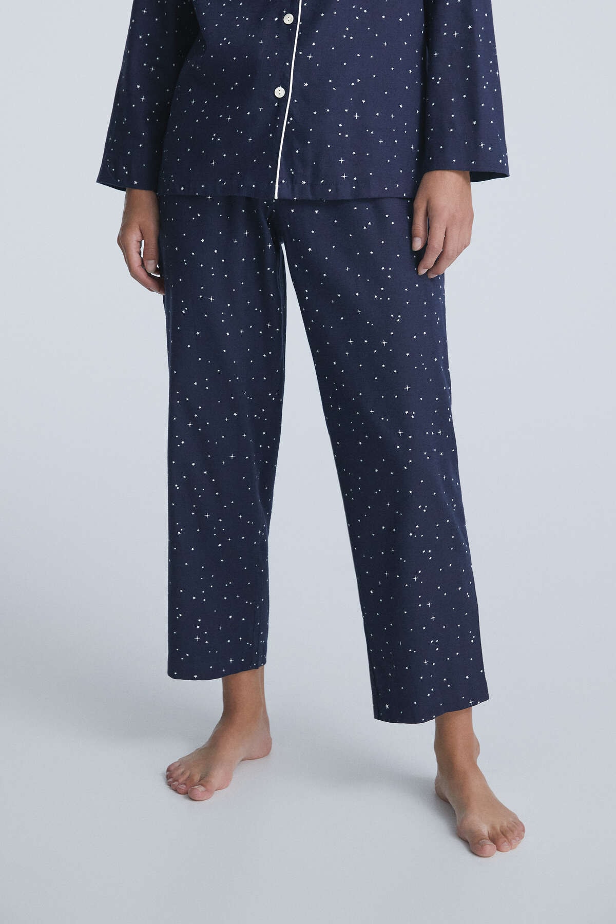 Oysho Yıldız Desenli Uzun Pijama Altı