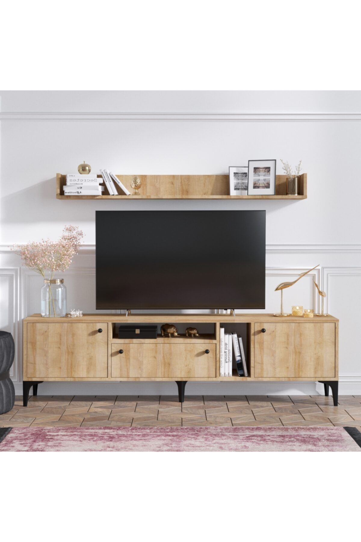DECORMET Grega Tv Ünitesi Safir Meşe -dec-20042
