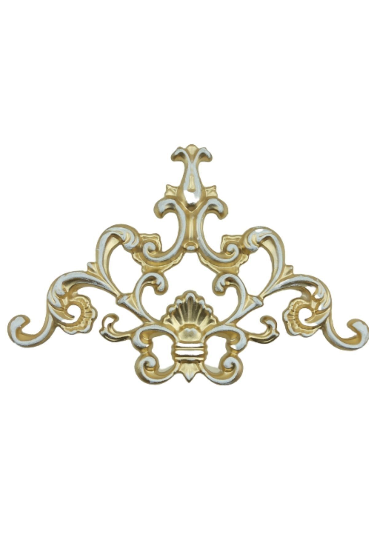 Decomarket Decogold Saray Tavan Köşe Motif 27*18 Cm Bronz