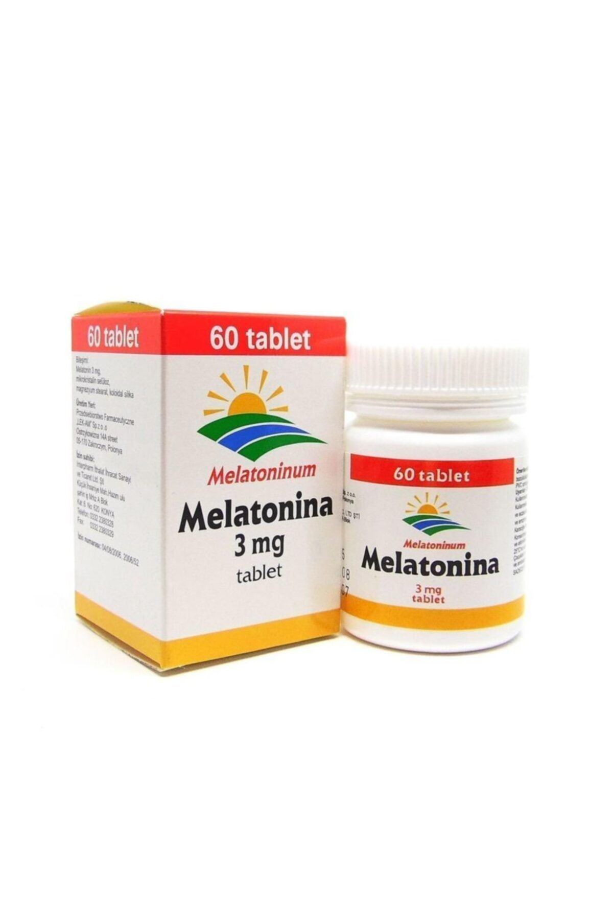 Melatonina 3 Mg 60 Tablet