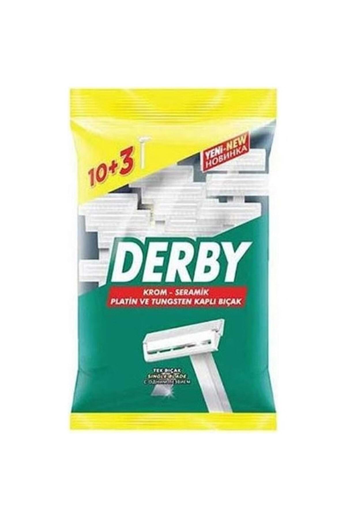 Derby Tek Bıçaklı Tıraş Bıçağı 10+3