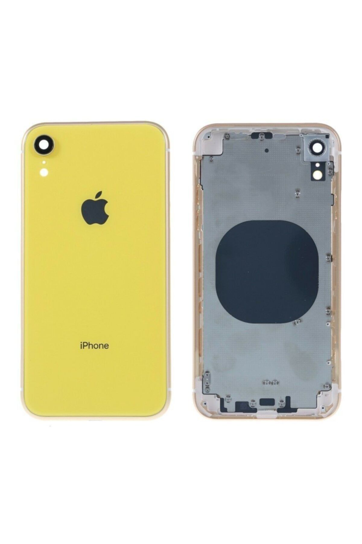 Qudex Iphone Xr Boş Kasa Arka Kapak Servis Orj Sarı