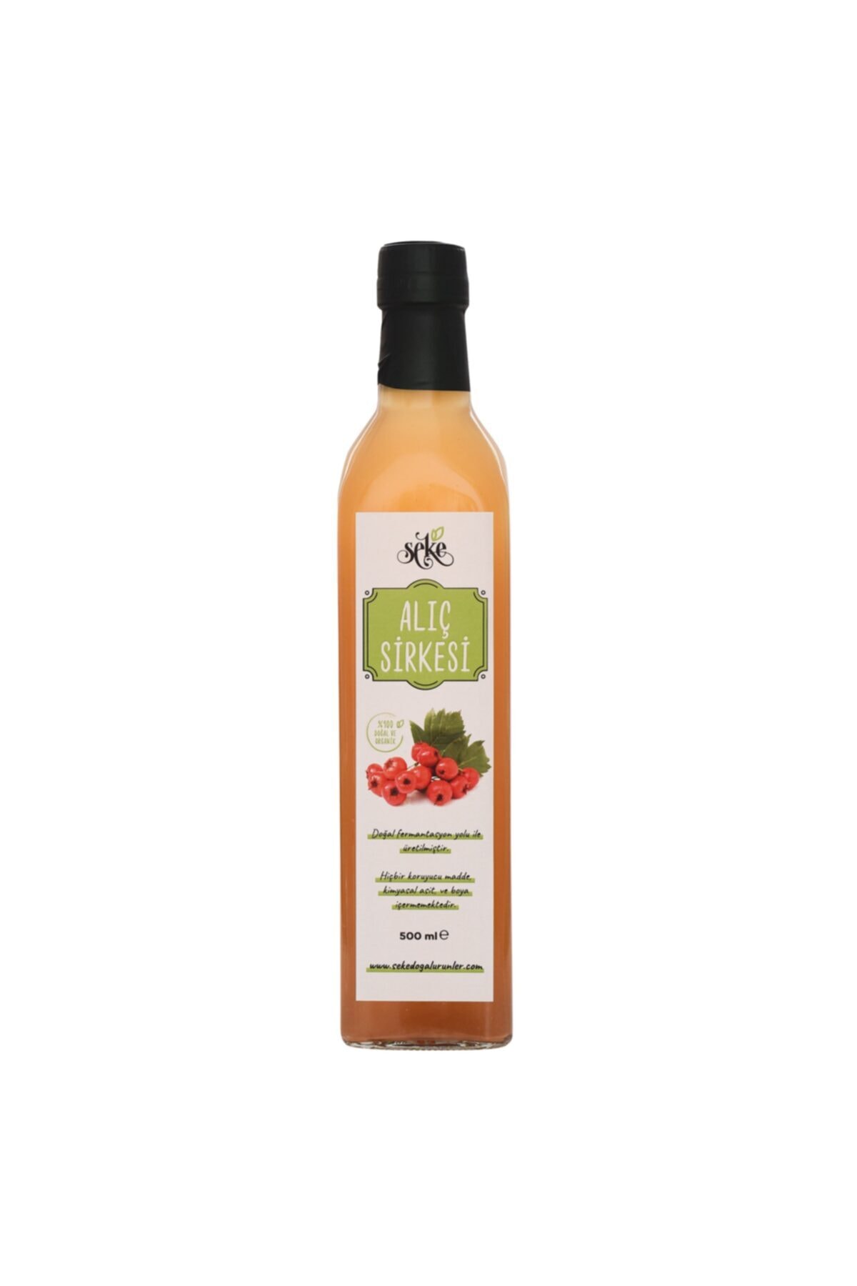 SEKE Doğal Fermantasyon Alıç Sirkesi 500 Ml