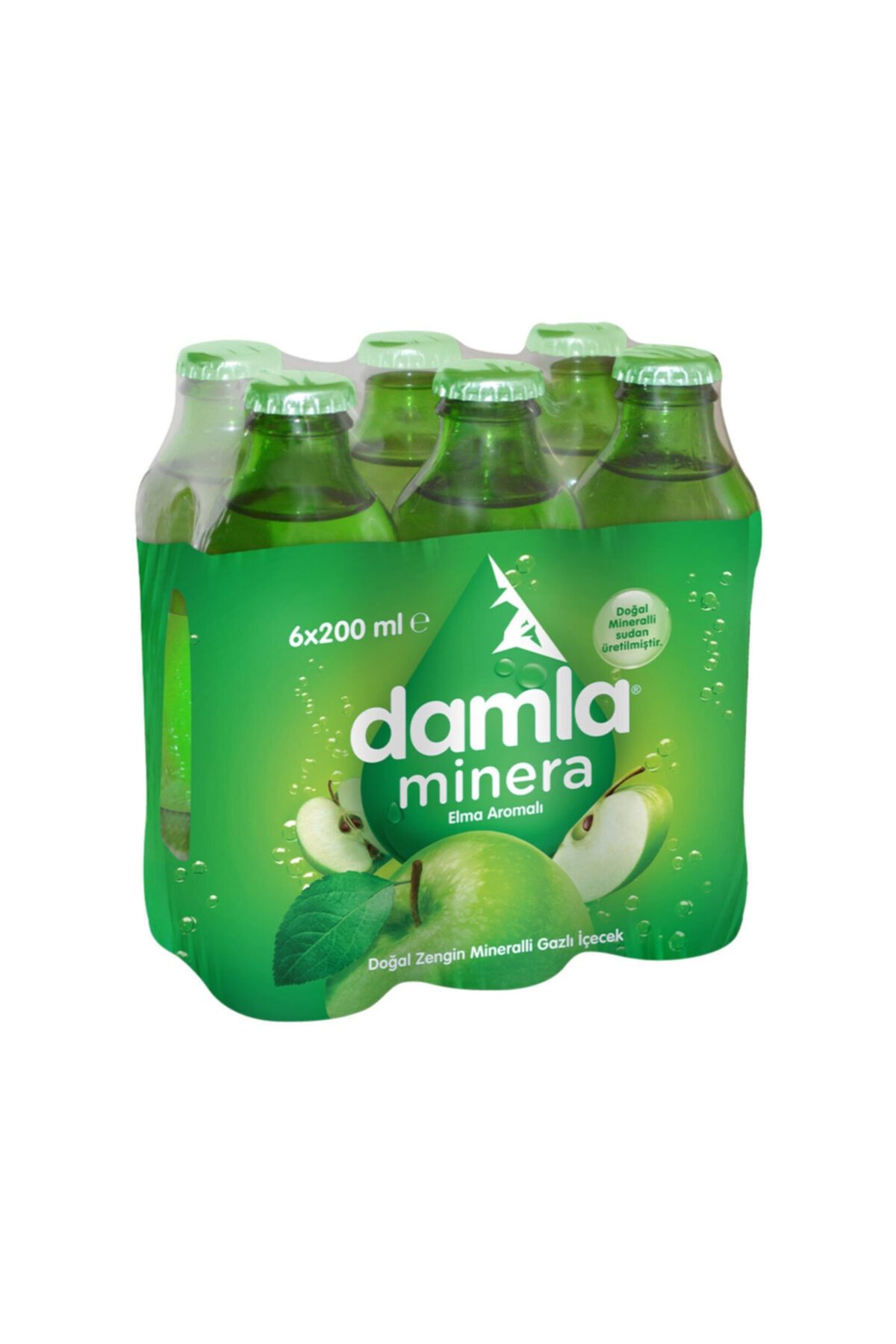 Damla Minera Elma Aromalı 6x200 ml
