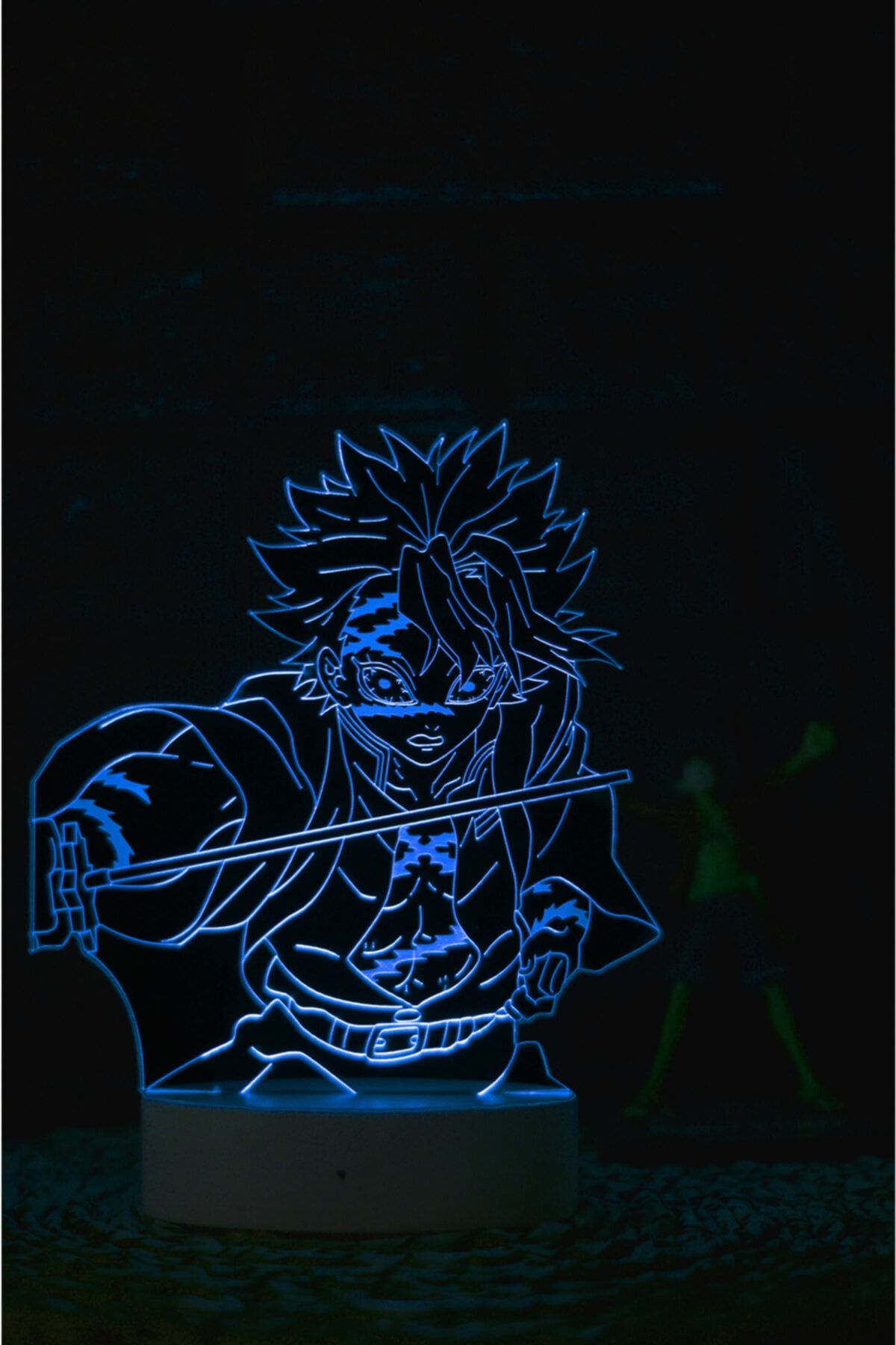 Yubi Design Sanemi Shinazugawa, Demon Slayer - 3 Boyutlu Dekoratif Gece Lambası 3d