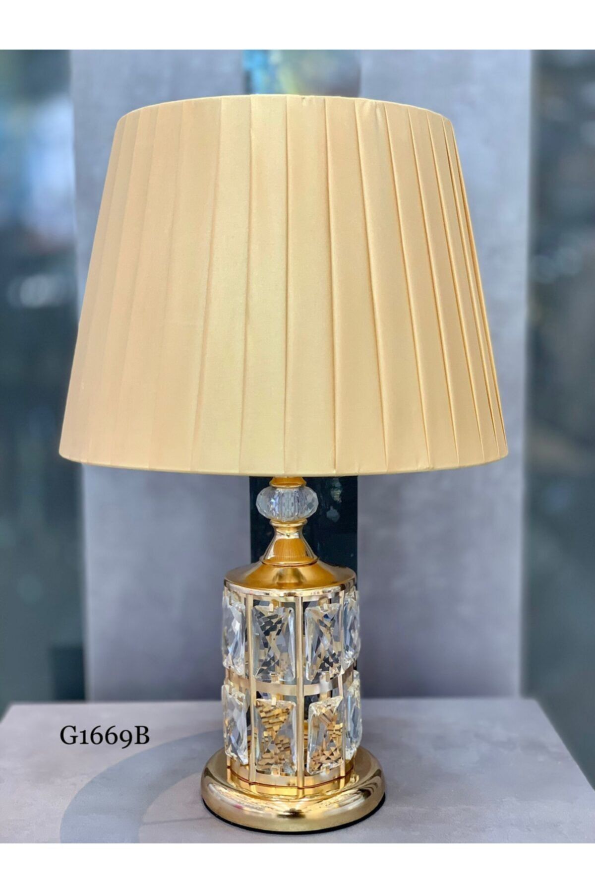 decovien Taşlı Abajur