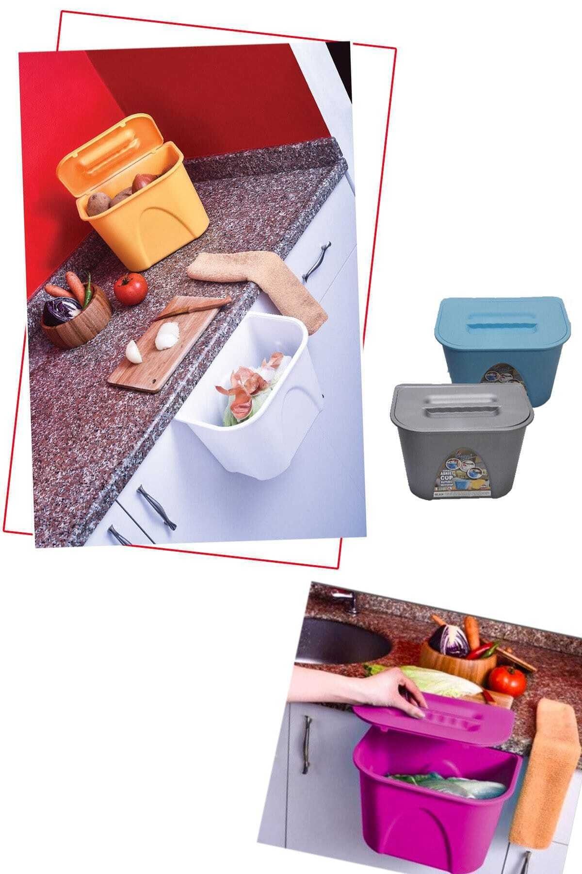 Helen's Home Dolap Kapağı Askılı Kapaklı Çöp Kovası