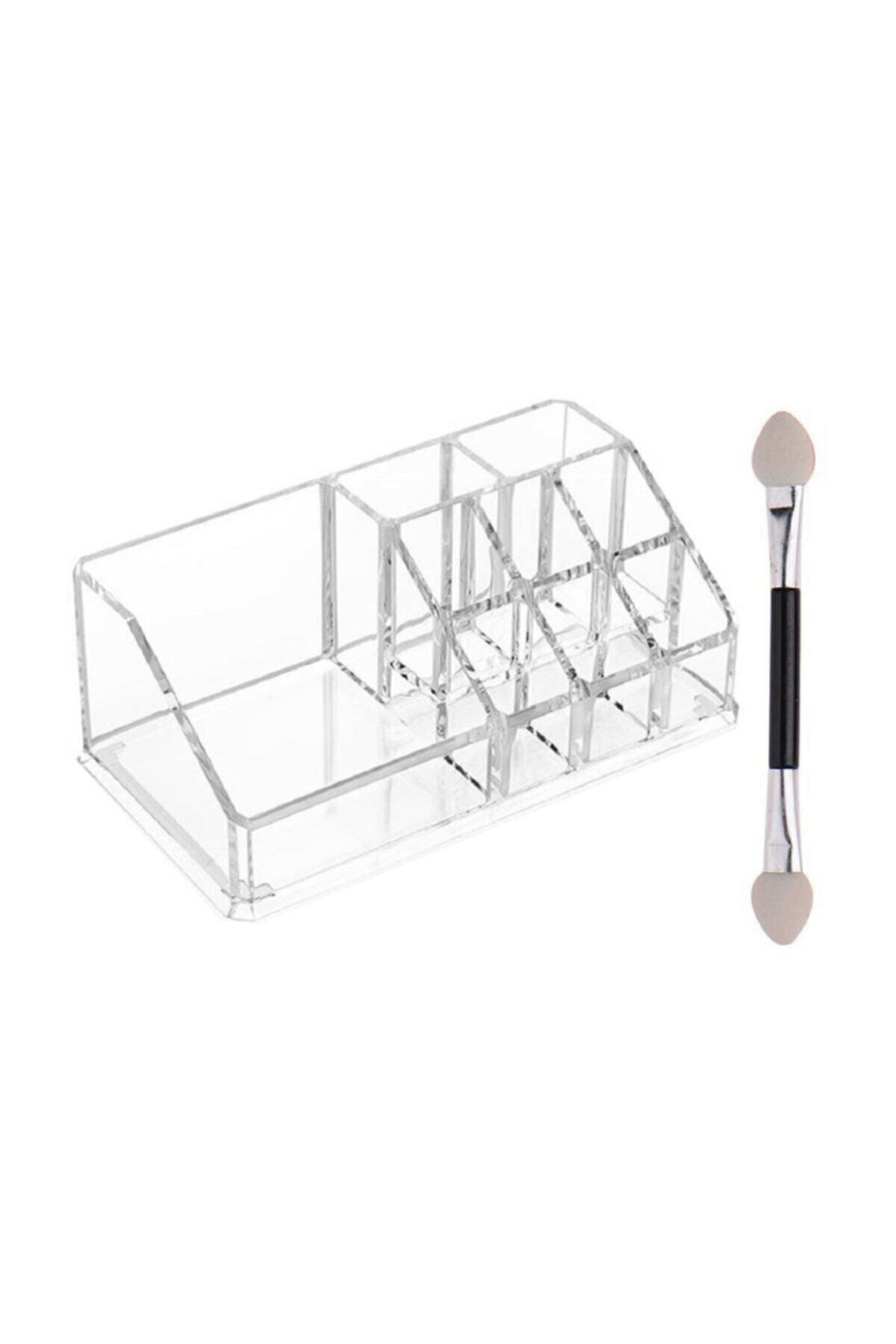 KaktüsKedi Mini Makyaj Organizer 6 Adet Aplikatör Seti 712580
