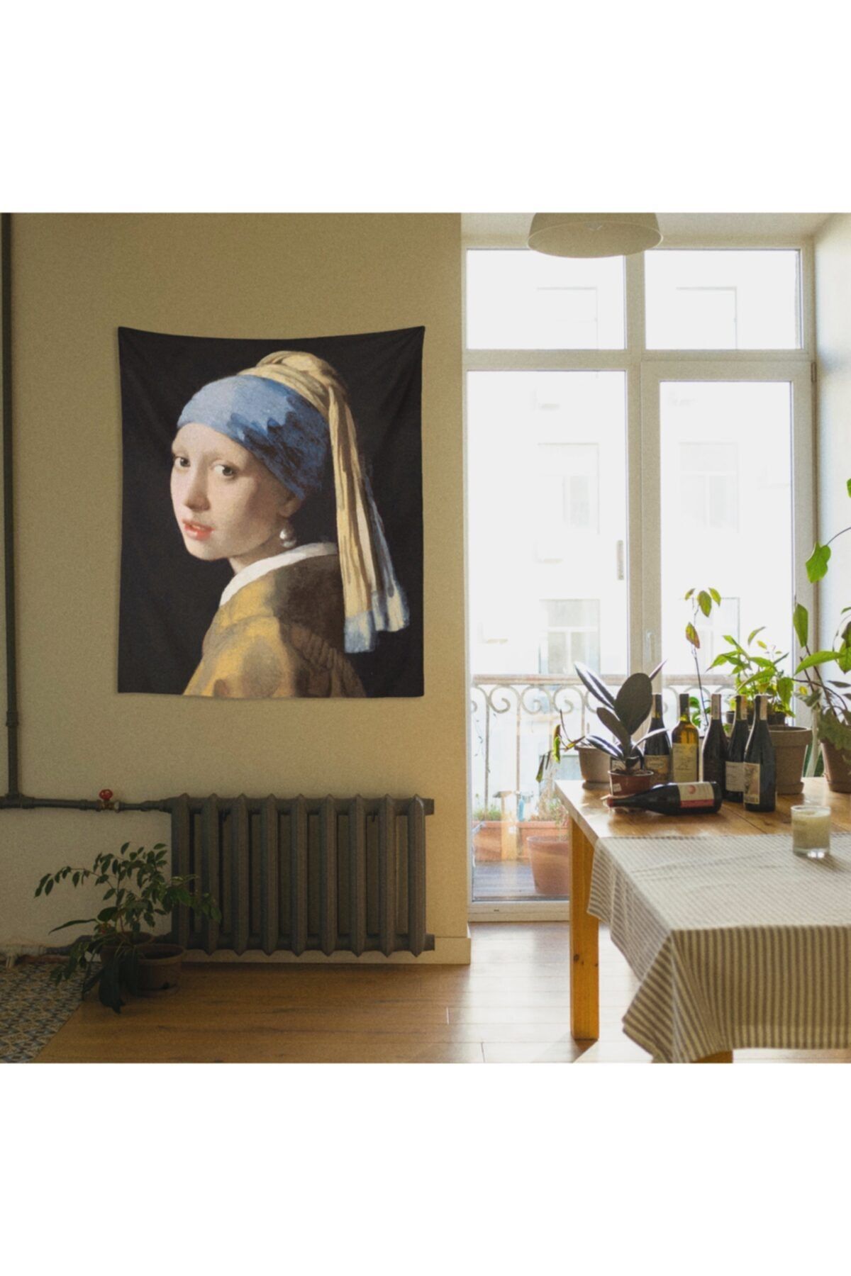 WALLHANG Girl With A Pearl Earring Duvar Örtüsü 100x120 cm