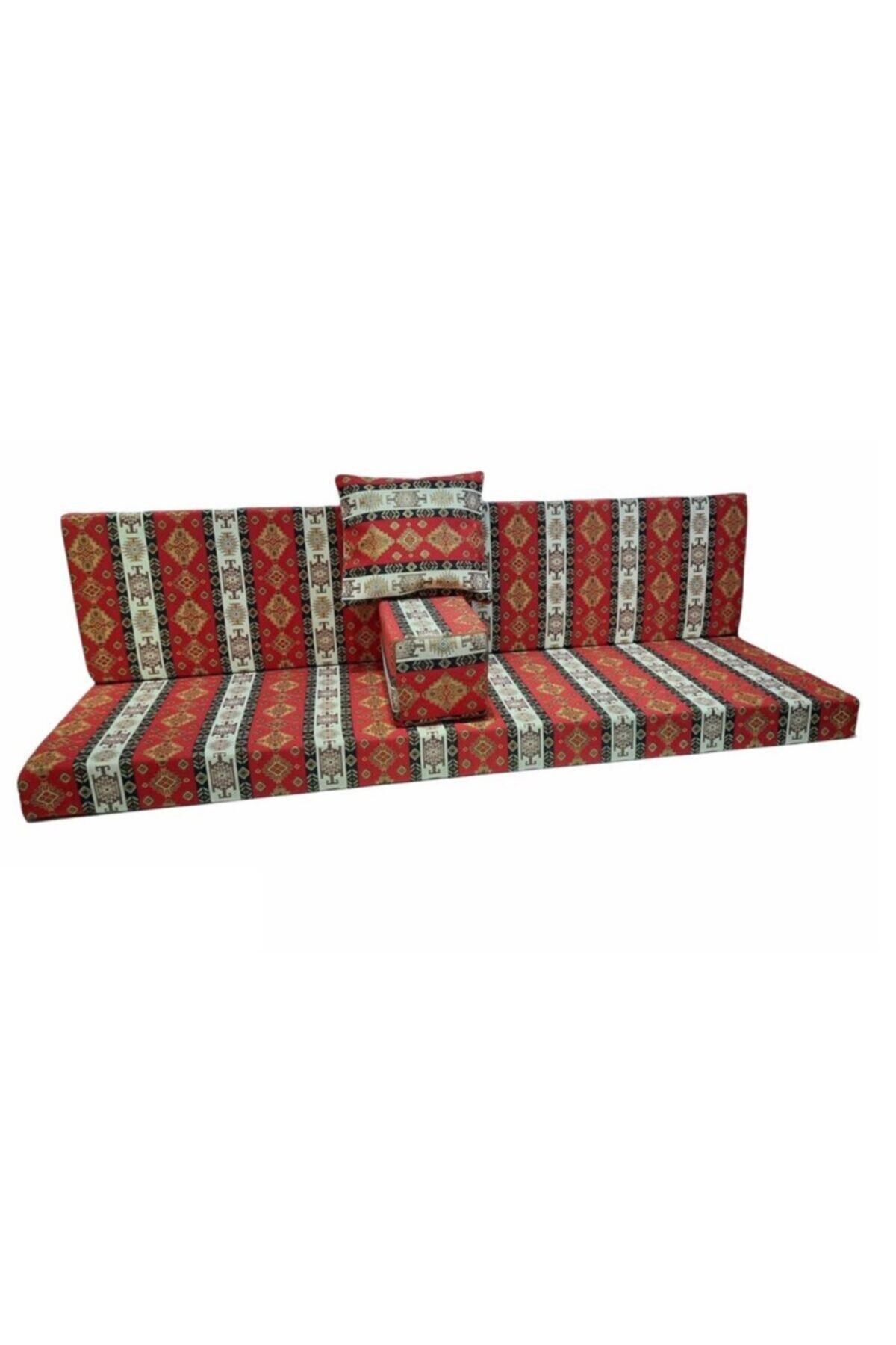 Bolvadin Şark Köşesi Mtk408-112 Şark Köşesi Geleneksel Üçlü Minder Takımı 140lık