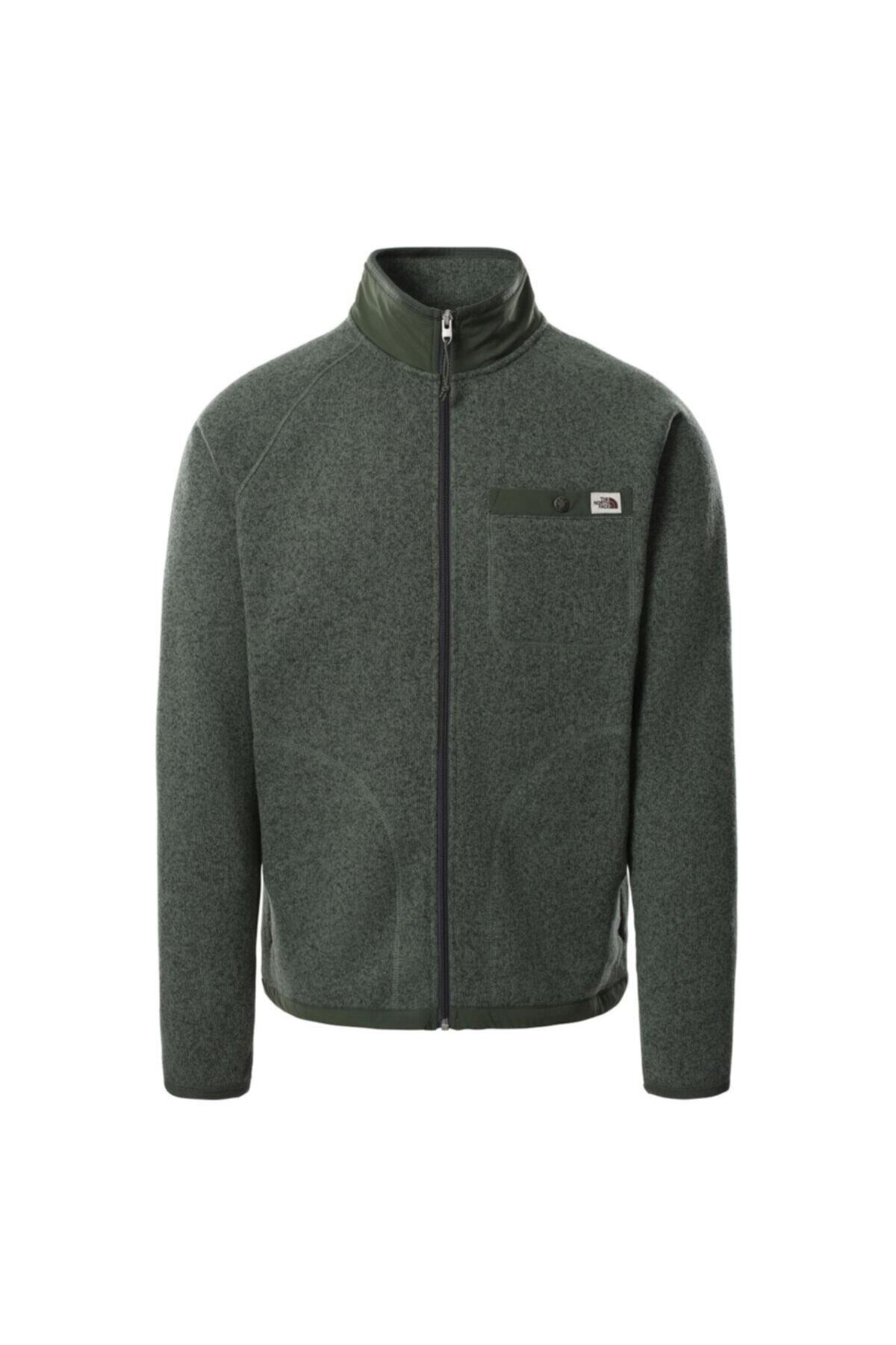THE NORTH FACE M Gl Full Zip Erkek Yeşil Outdoor Ceket Nf0a5gl117h1