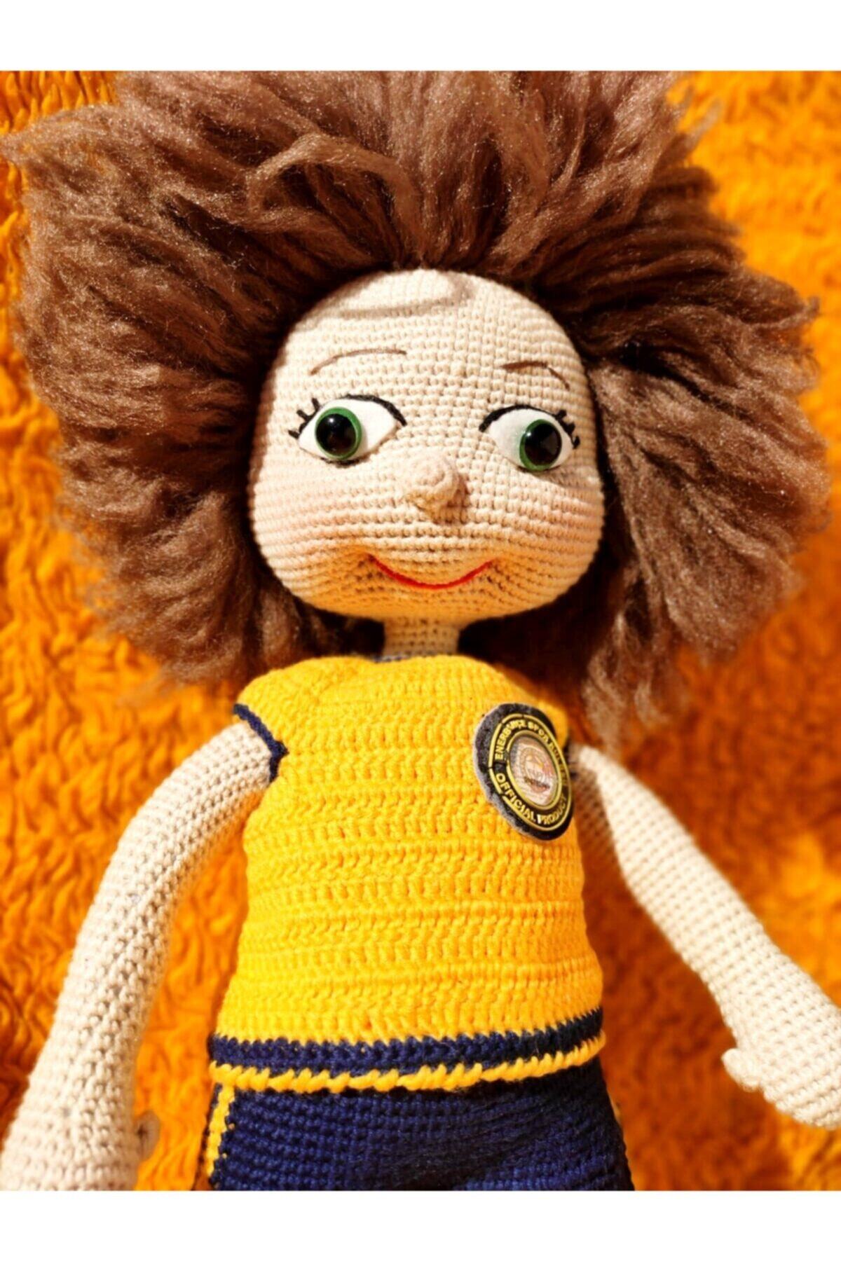Aleyna Bitkisel Amigurumi Sevimli Futbolcu 55 Cm