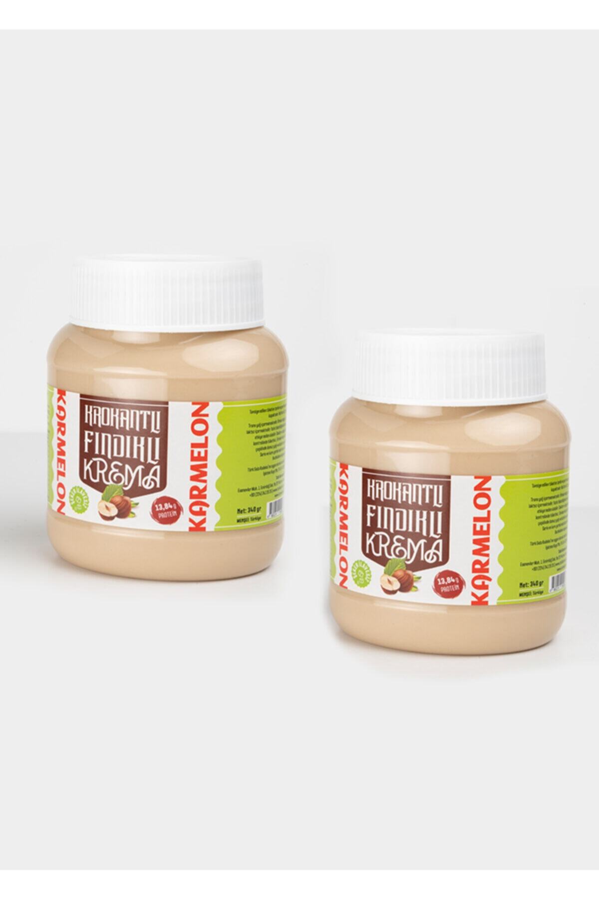 KARMELON Şeker Ilavesiz Proteinli 2li Krokantlı Foındıklı Krema