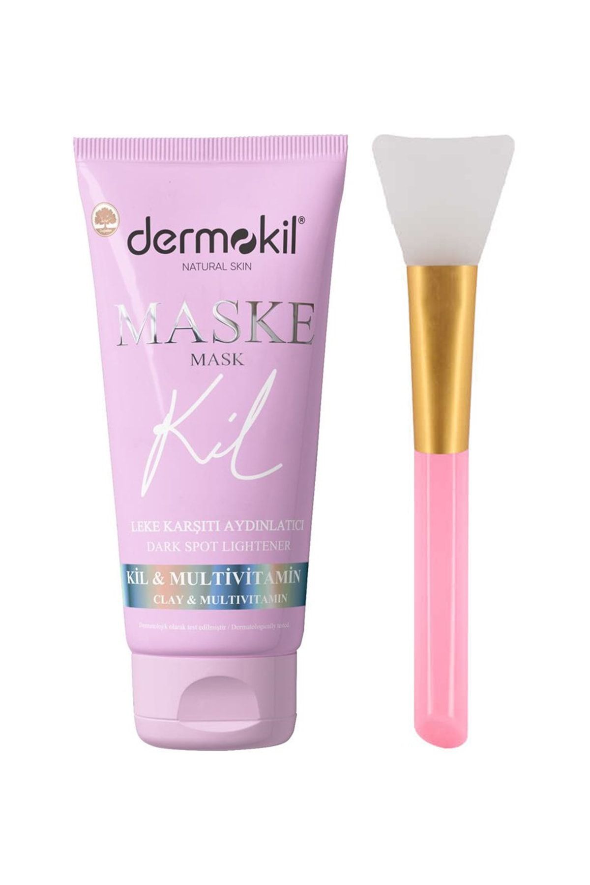 Dermokil Leke Karşıtı Aydınlatı Kil Maske 75ml+ Maske Sürme Ve Soyma Aparatı