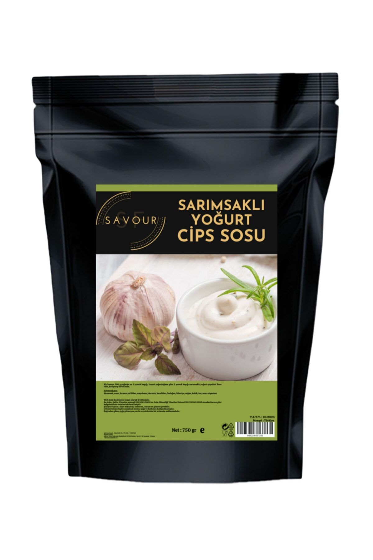 SAVOUR Sarımsaklı Yoğurt Cips Sosu - 750 Gr