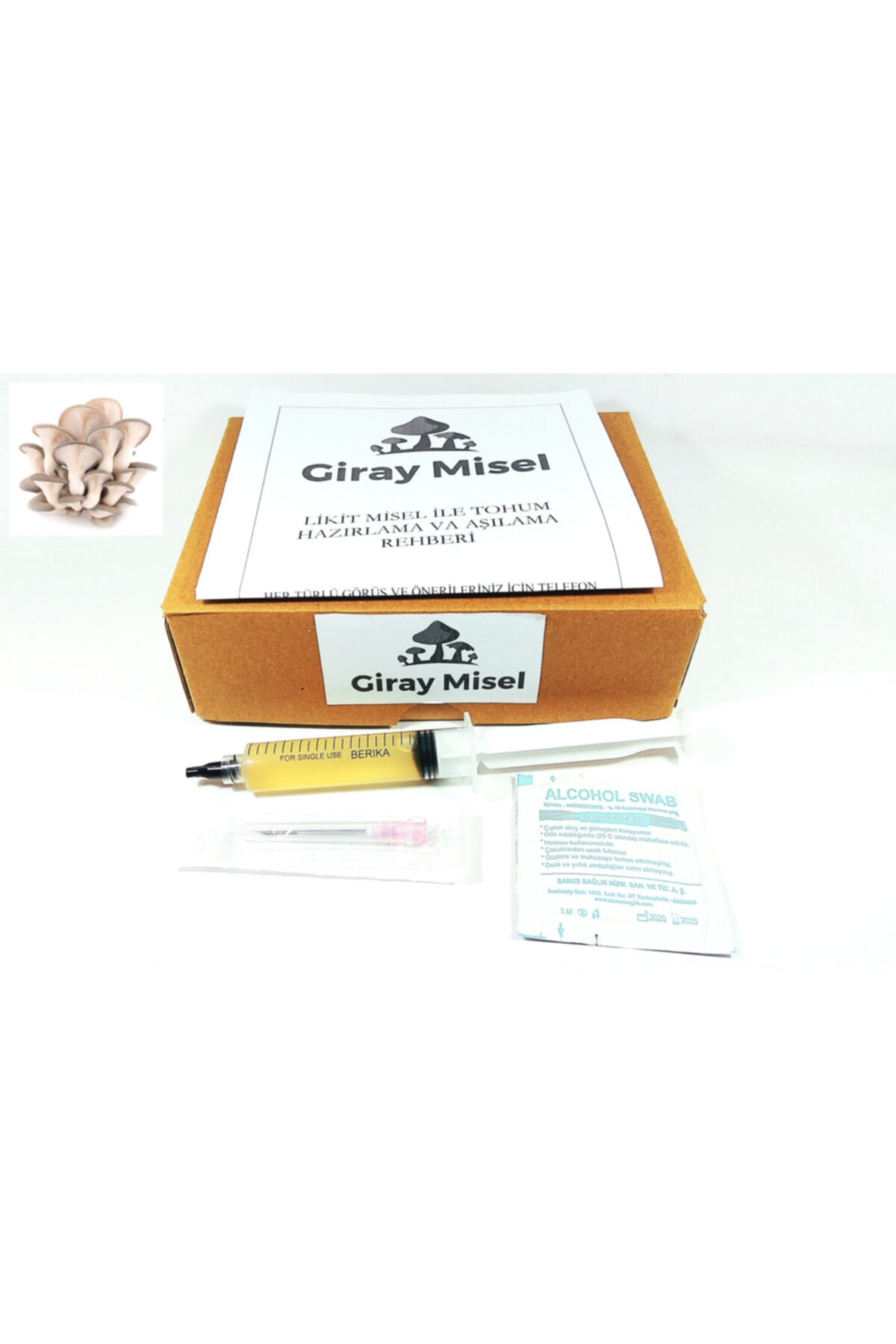 Giray Misel Istiridye Mantarı (p.ostratus) Sıvı Likit Misel 10 Cc Kit