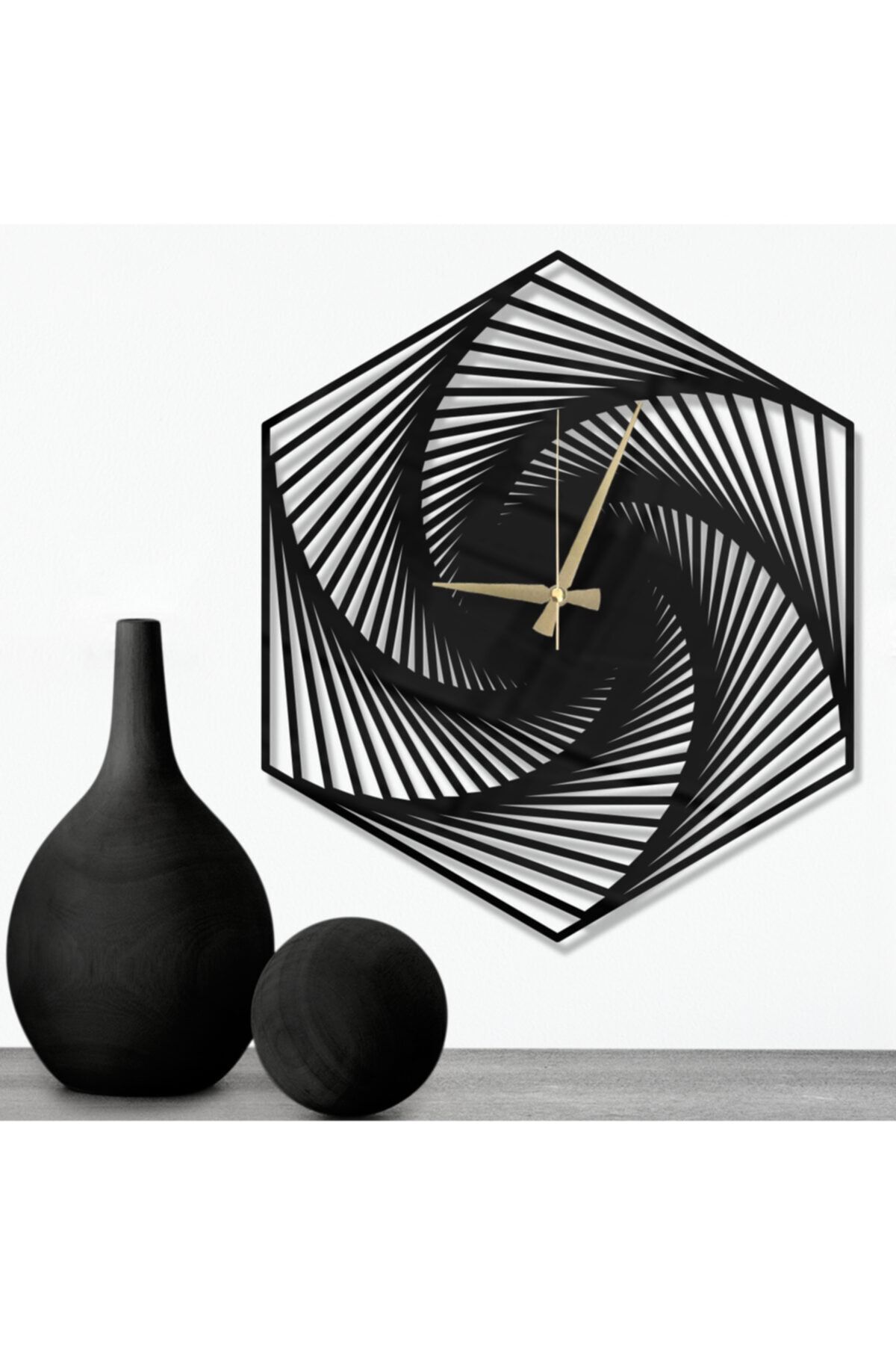 standarts W'clock Dekoratif Duvar Saati - Geo